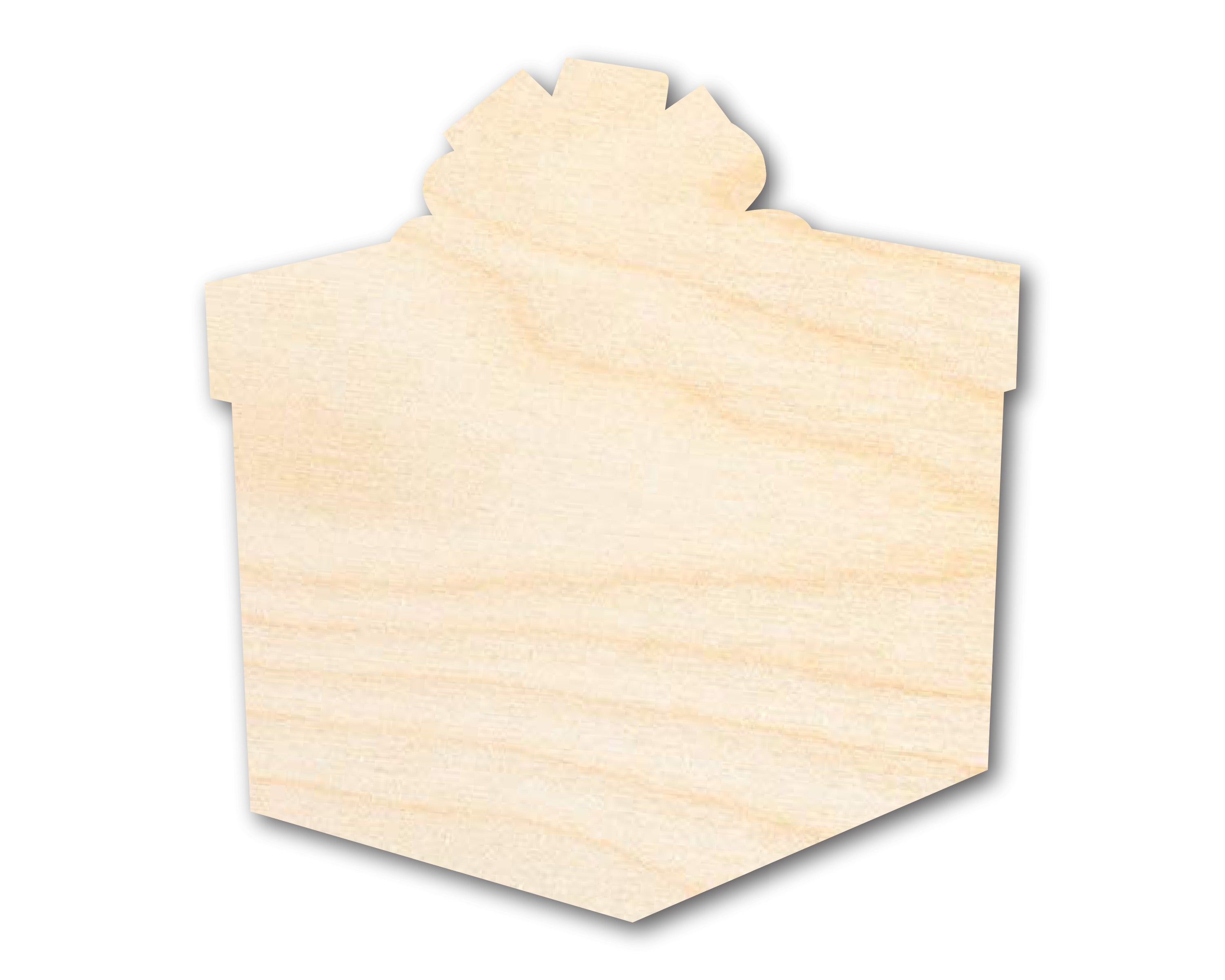 Bigger and Superior Unfinished Wood Gift Present - Shaped DIY Craft Cutouts for Creative Projects