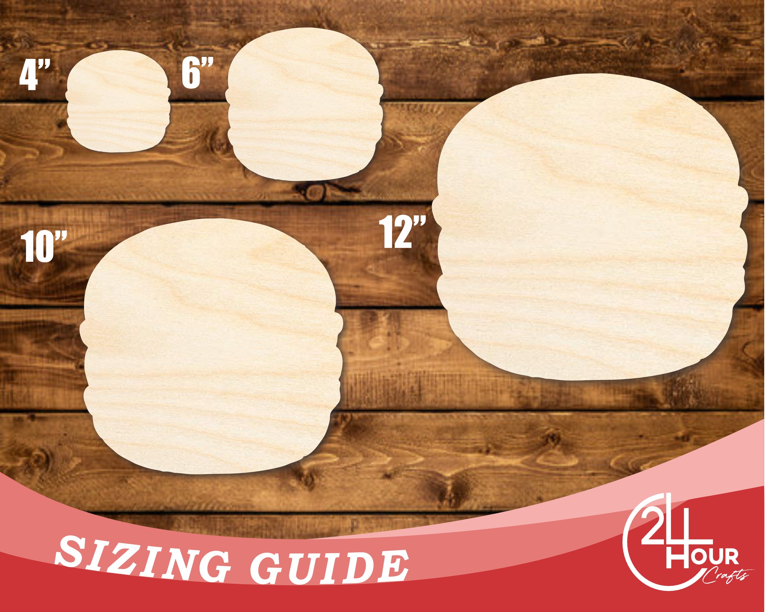 Unfinished DIY Craft Cutout in Macaron Shape | Ideal for Up to 46 DIY Projects