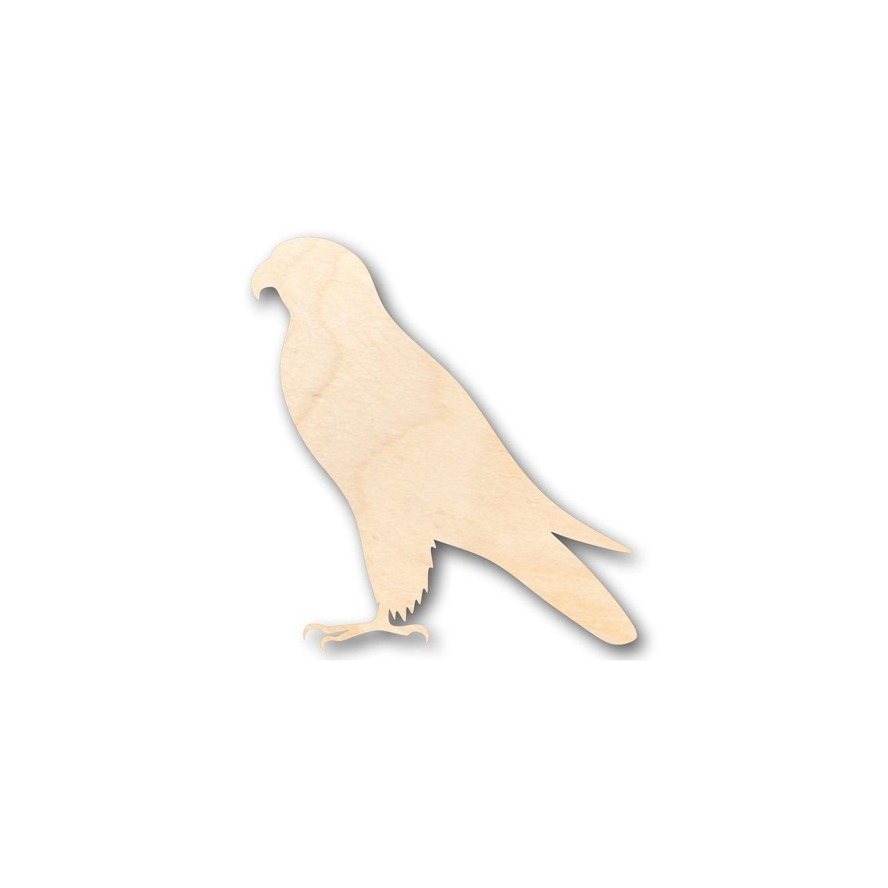 DIY Unfinished Wood Falcon Shape for Crafting up to 46 Inches