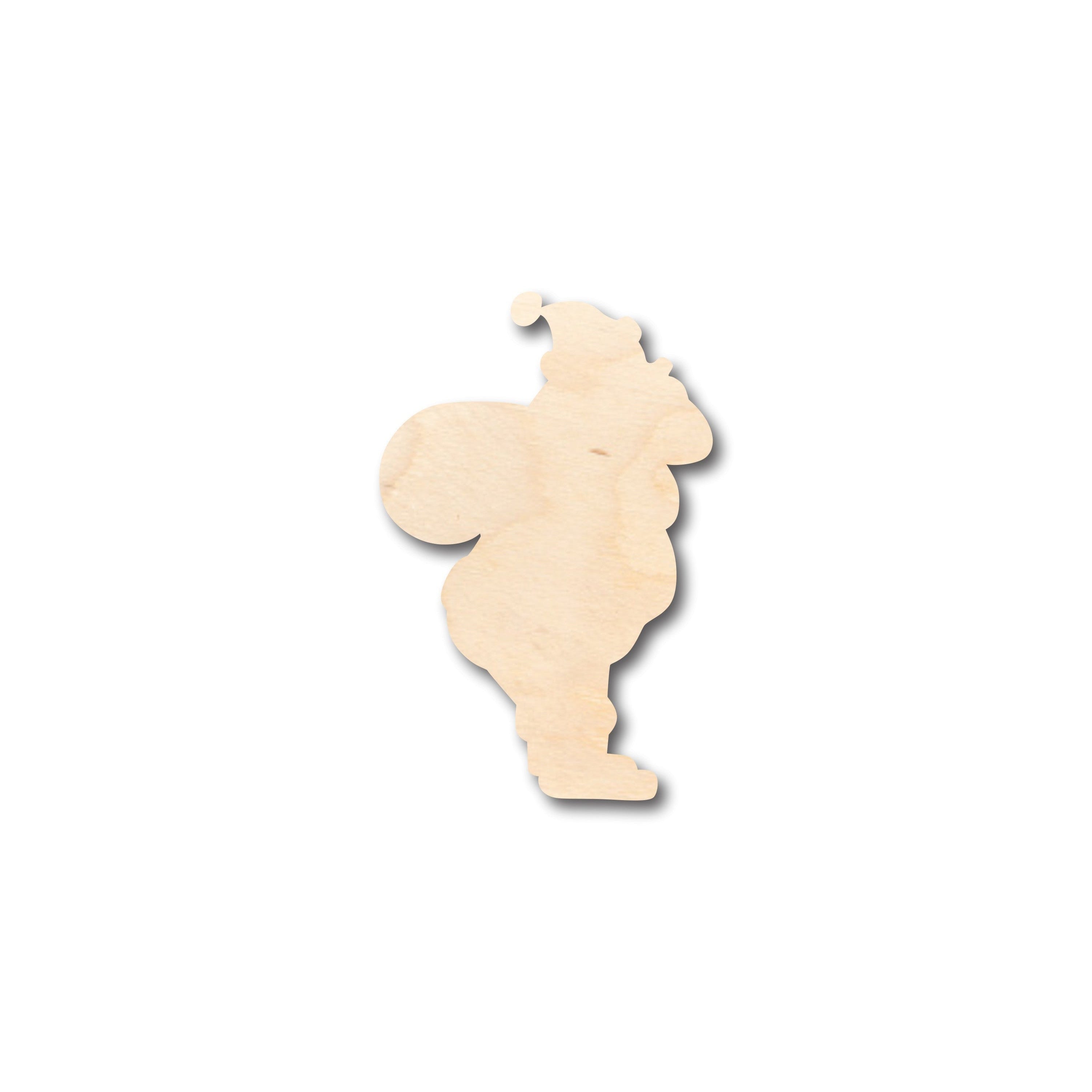 DIY Unfinished Wood Santa Clause Shape for Crafts up to 46 Inches