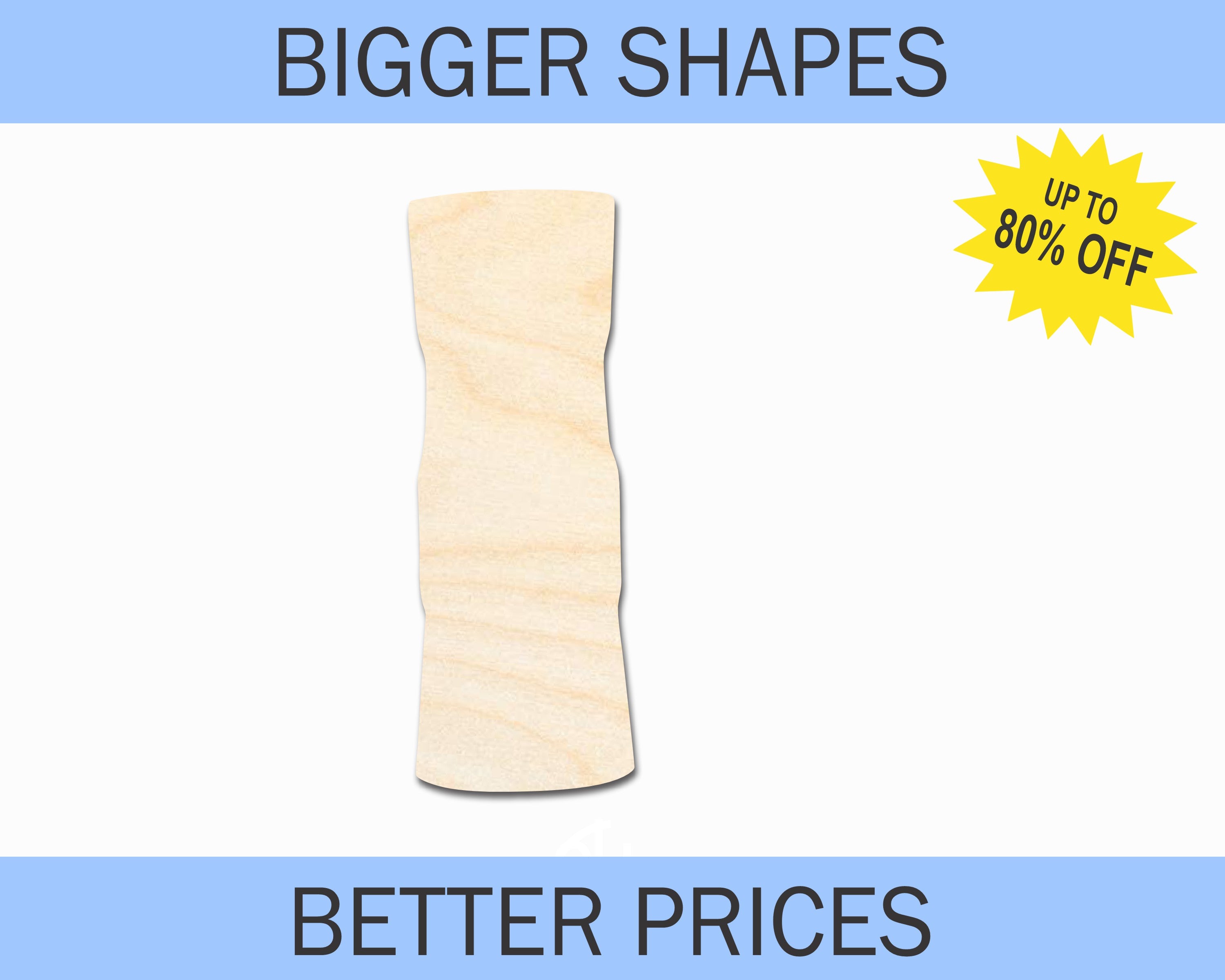Bigger and Improved Unfinished Wood Tiki Head Shape DIY Craft Cutout for Creative Projects