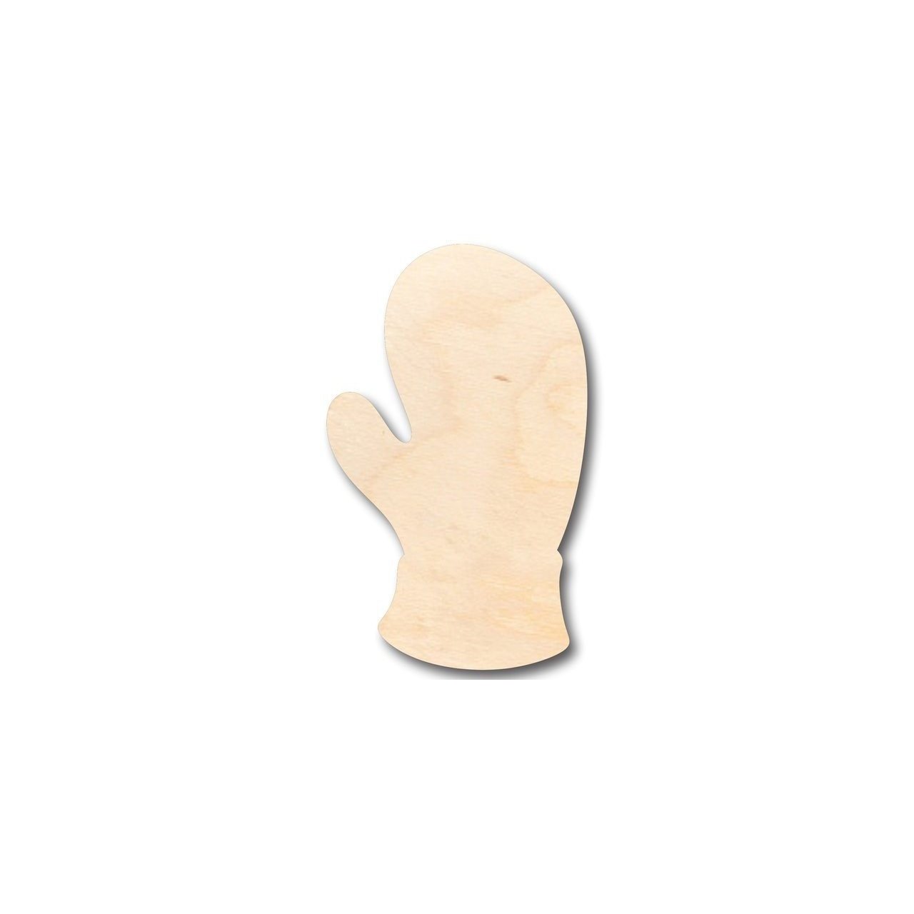 DIY Winter Unfinished Wood Mitten Shapes - Up to 46 Pieces