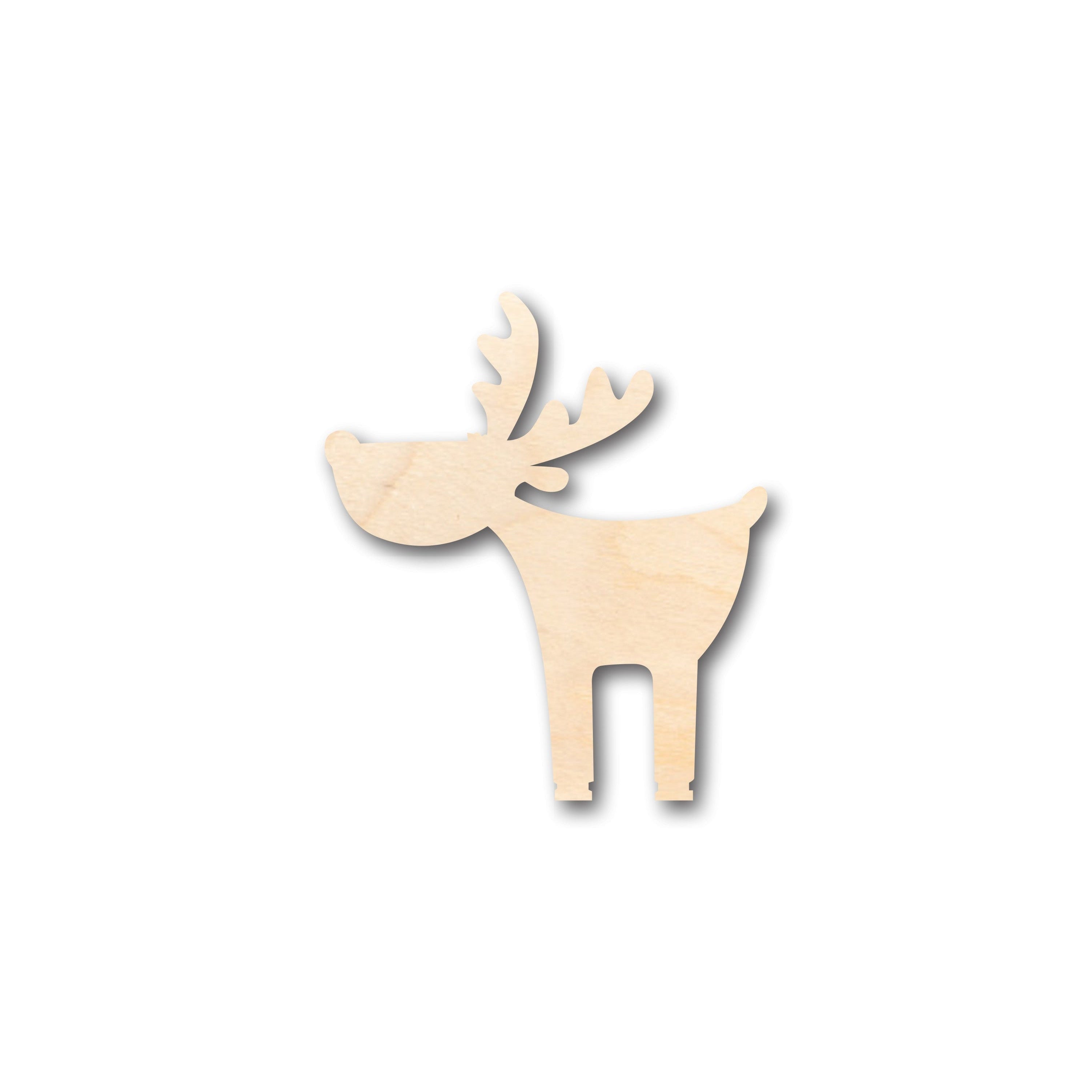 DIY Unfinished Wood Cute Deer and Moose Shapes up to 46