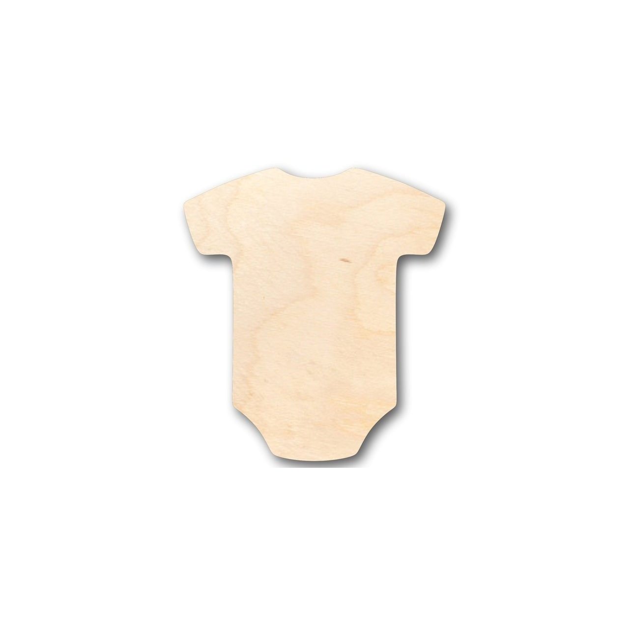 DIY Unfinished Wood Baby Onesie Shape - Up to 46 Designs