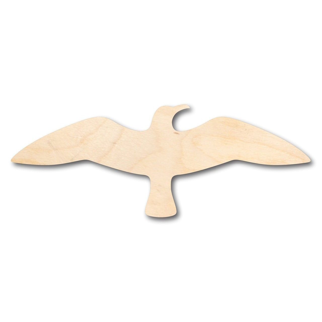 DIY Unfinished Baltic Birch Wood Flying Seagull Shapes up to 46