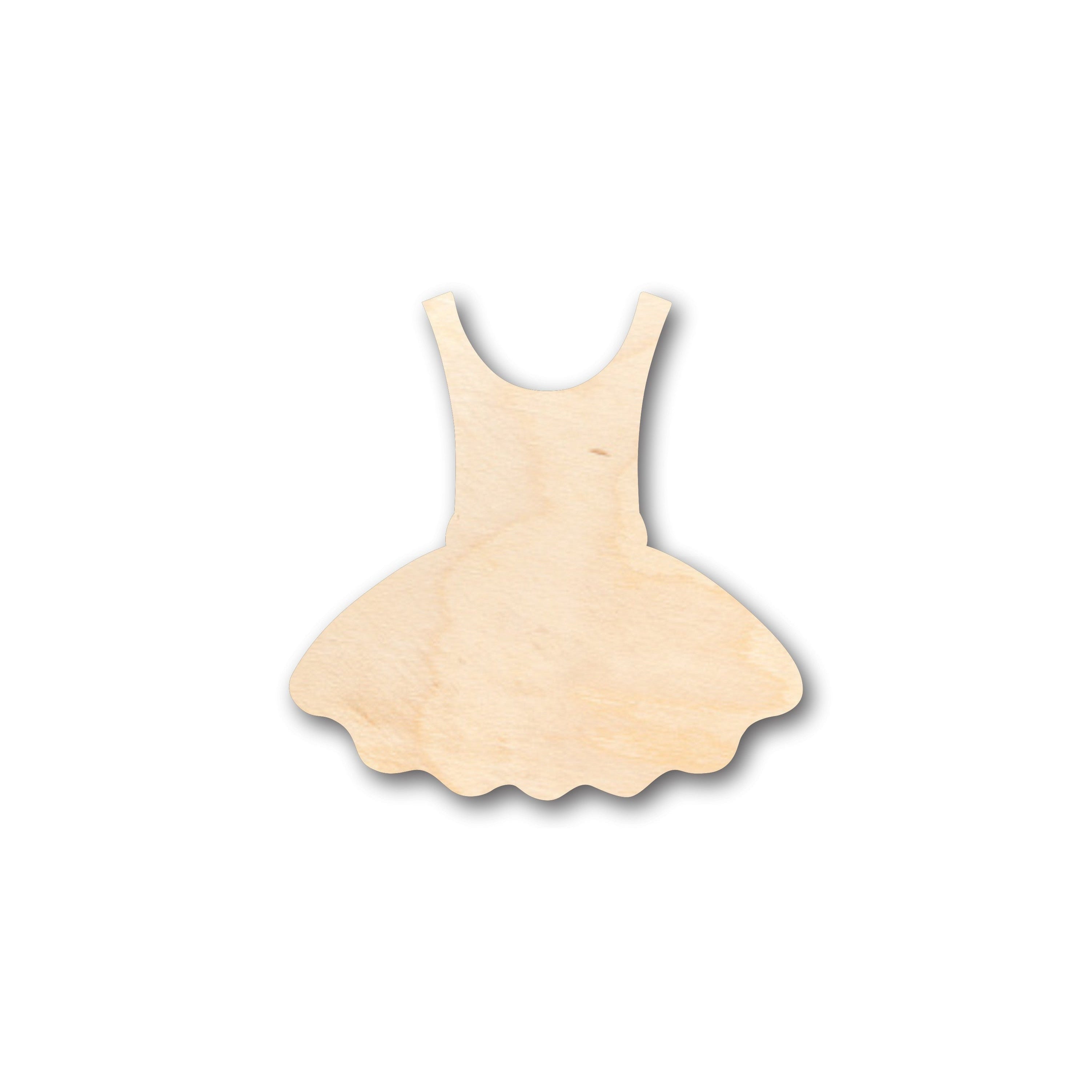 DIY Unfinished Wood Ballet Dress Shapes - Up to 46 Pieces for Crafts
