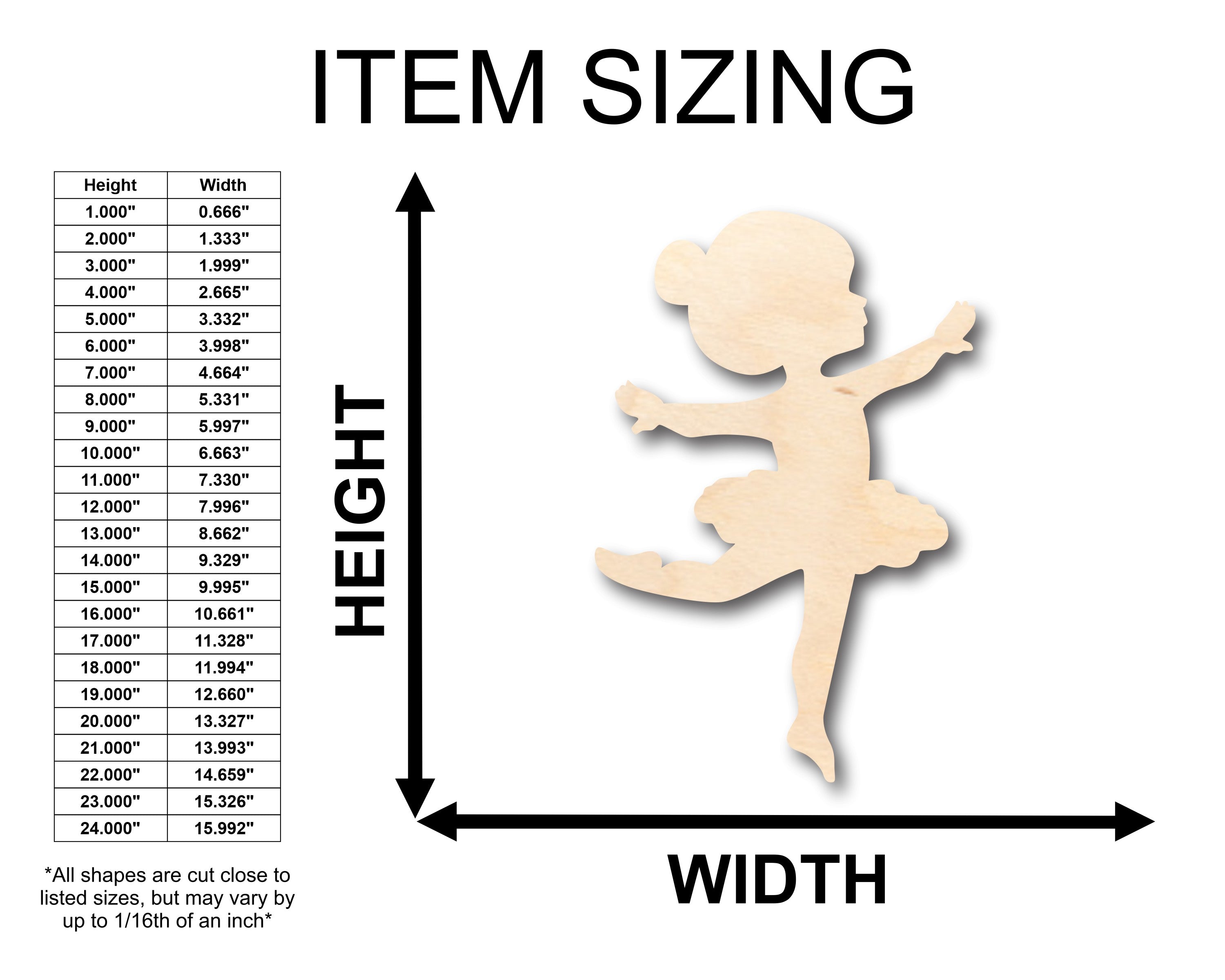 Unfinished Wood Dancer Shaped Craft Items for Up to 46 Do - It - Yourself Projects
