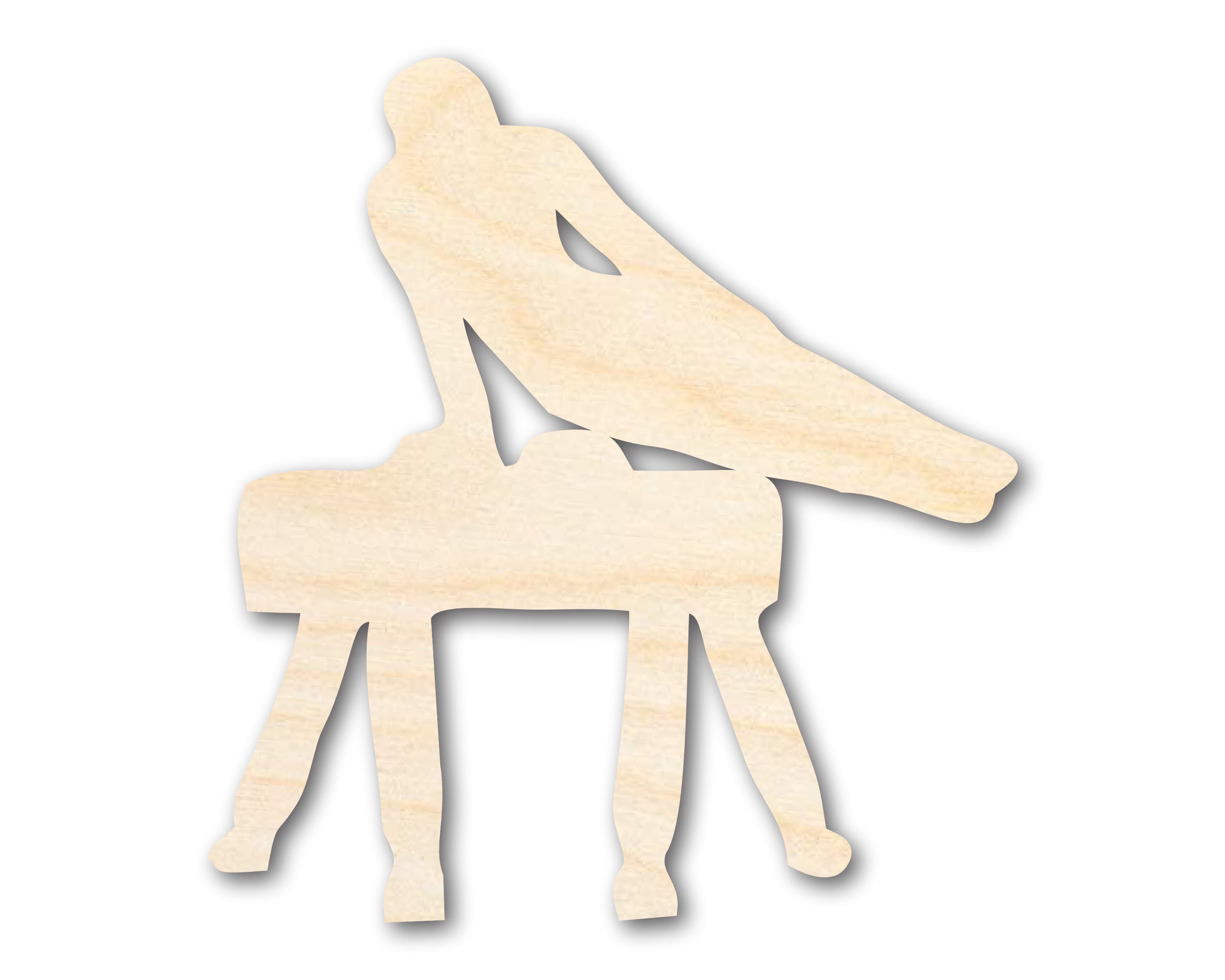 DIY Unfinished Baltic Birch Pommel Horse Shape Cutouts up to 46 Inches