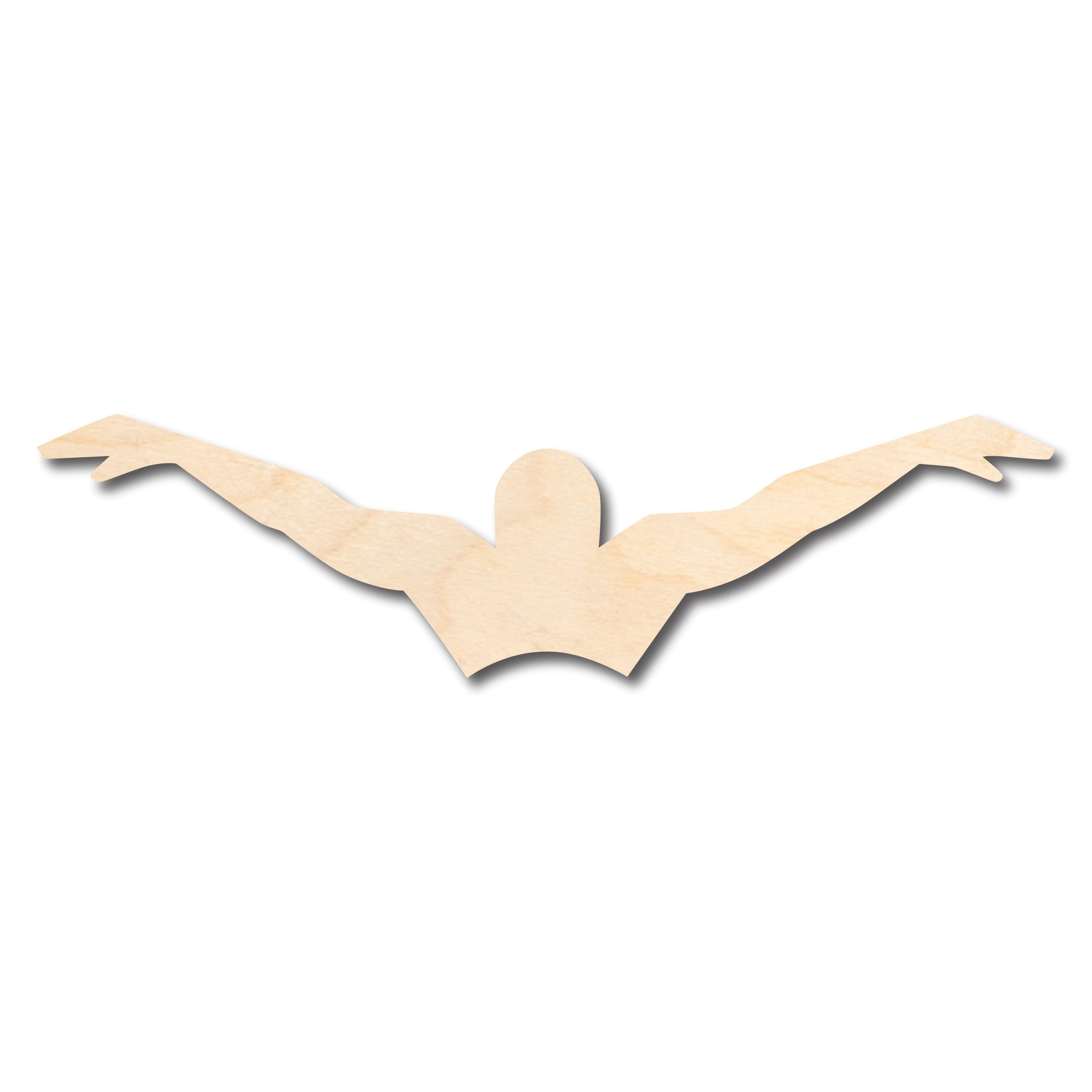 DIY Unfinished Wood Swimming Butterfly Shape - Up to 46 for Crafts
