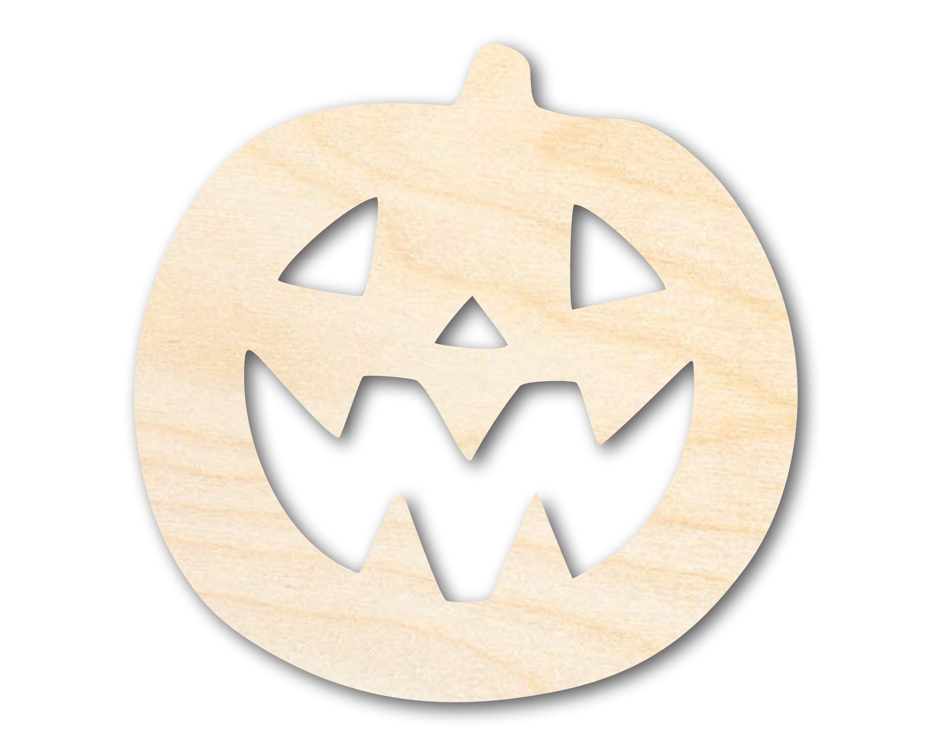 Unfinished DIY Craft Cutout in Jack-O-Lantern Shape, Available up to 46 Inches