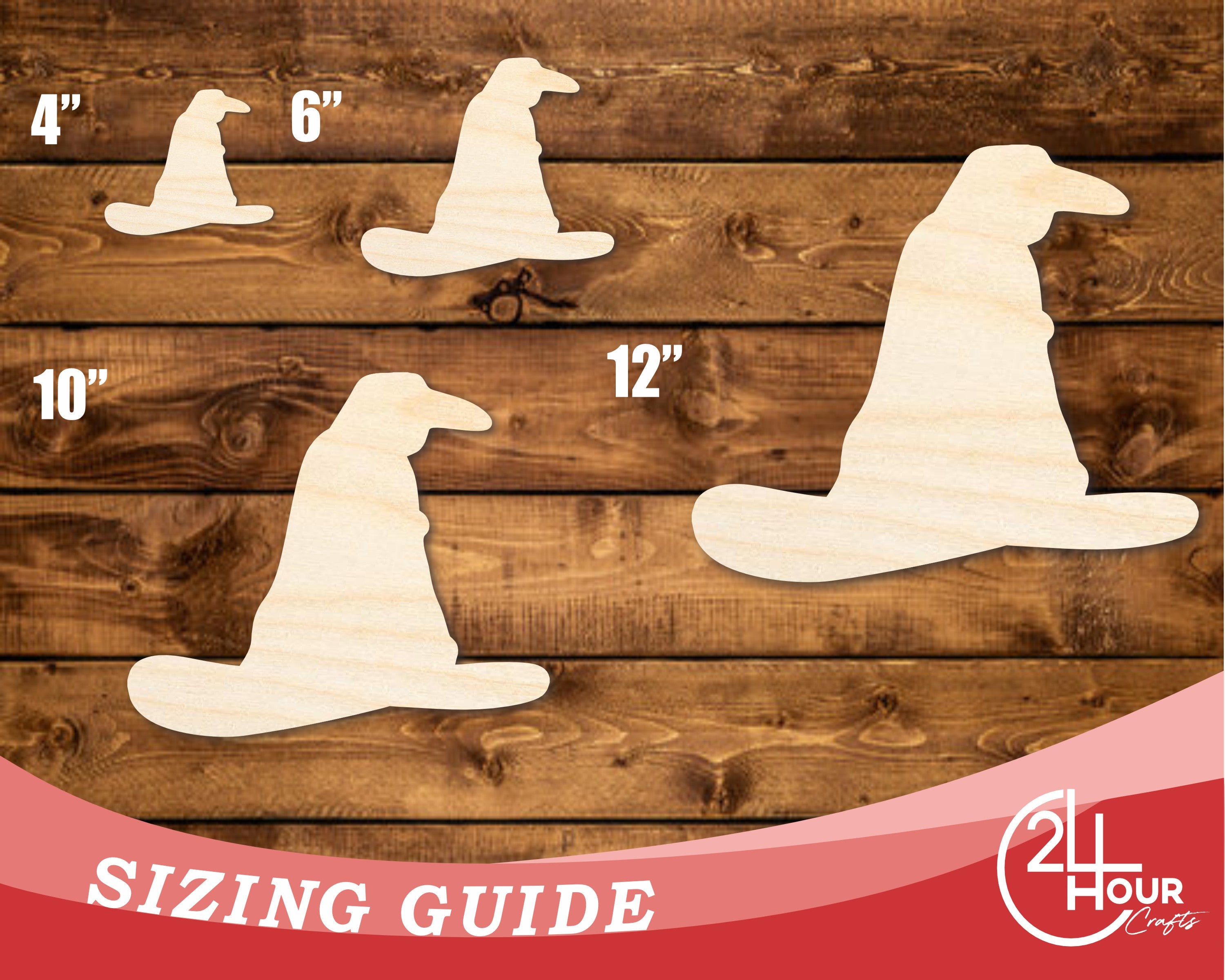 DIY Unfinished Baltic Birch Talking Hat Shape Cutout - Up to 46 Inches