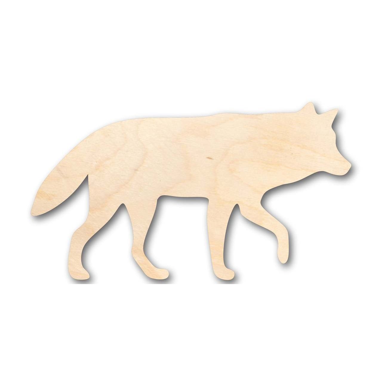 DIY Unfinished Wood Wolf Shapes for Crafts, Sizes Up to 24 Inches