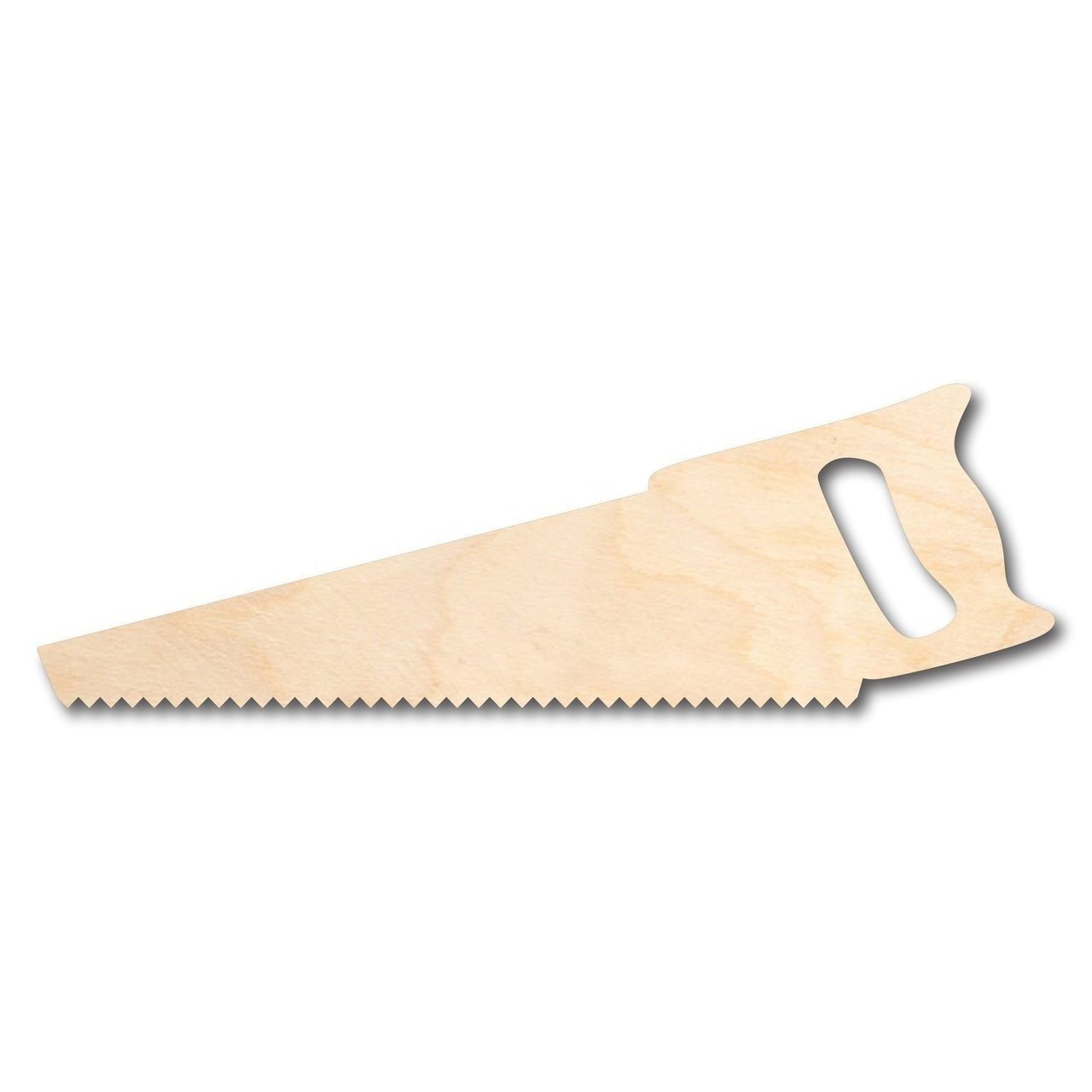 Unfinished Wood Saw - Shaped DIY Construction and Craft Tool, Ideal for Up to 46 Do - It - Yourself Projects
