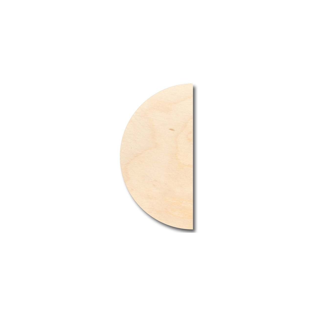 Unfinished Wood Semi - Circular Shape Ideal for Up to 46 DIY Craft Projects