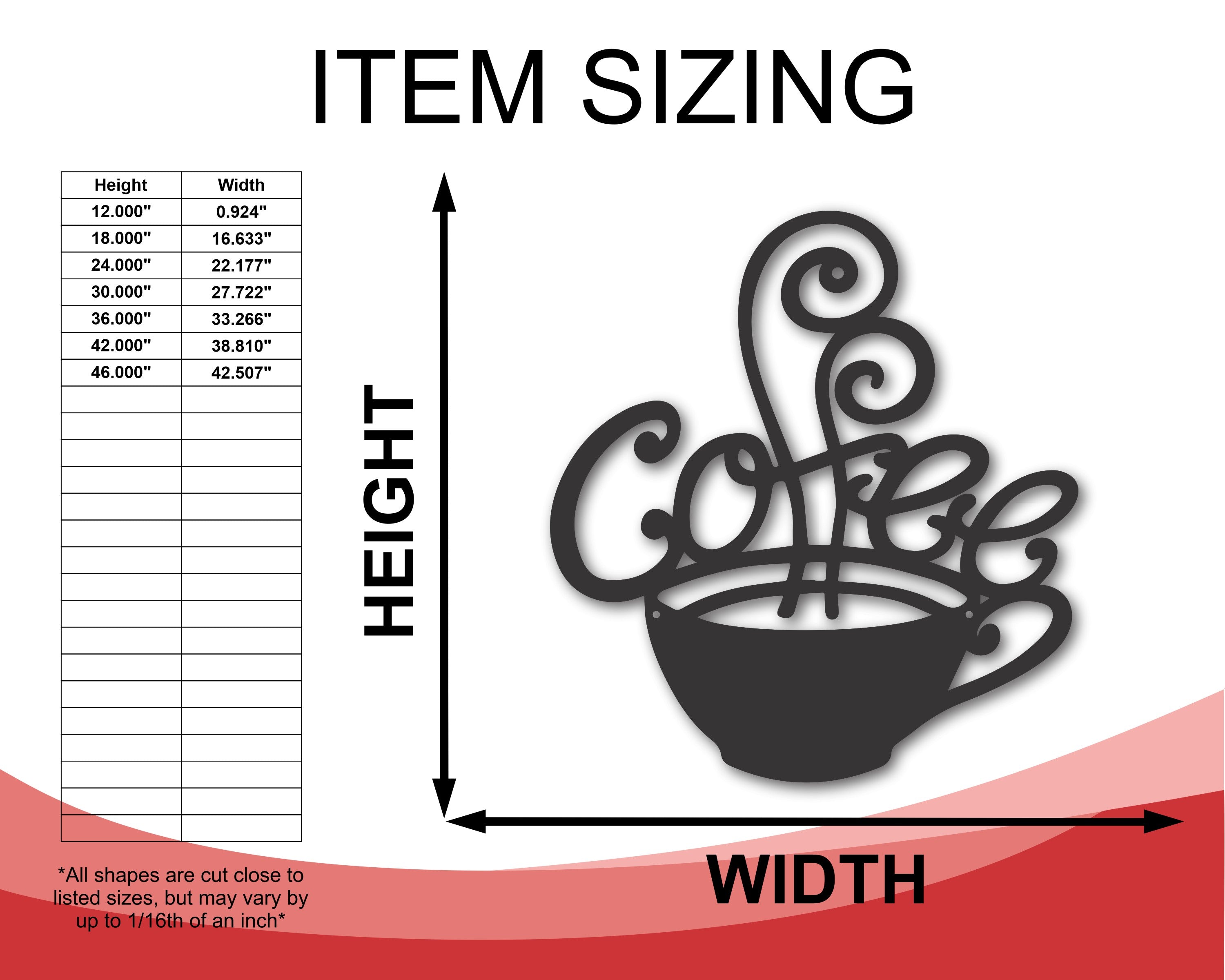 Stylish Metal Wall Decor Sign for Coffee Bar and Coffee Enthusiast's Home