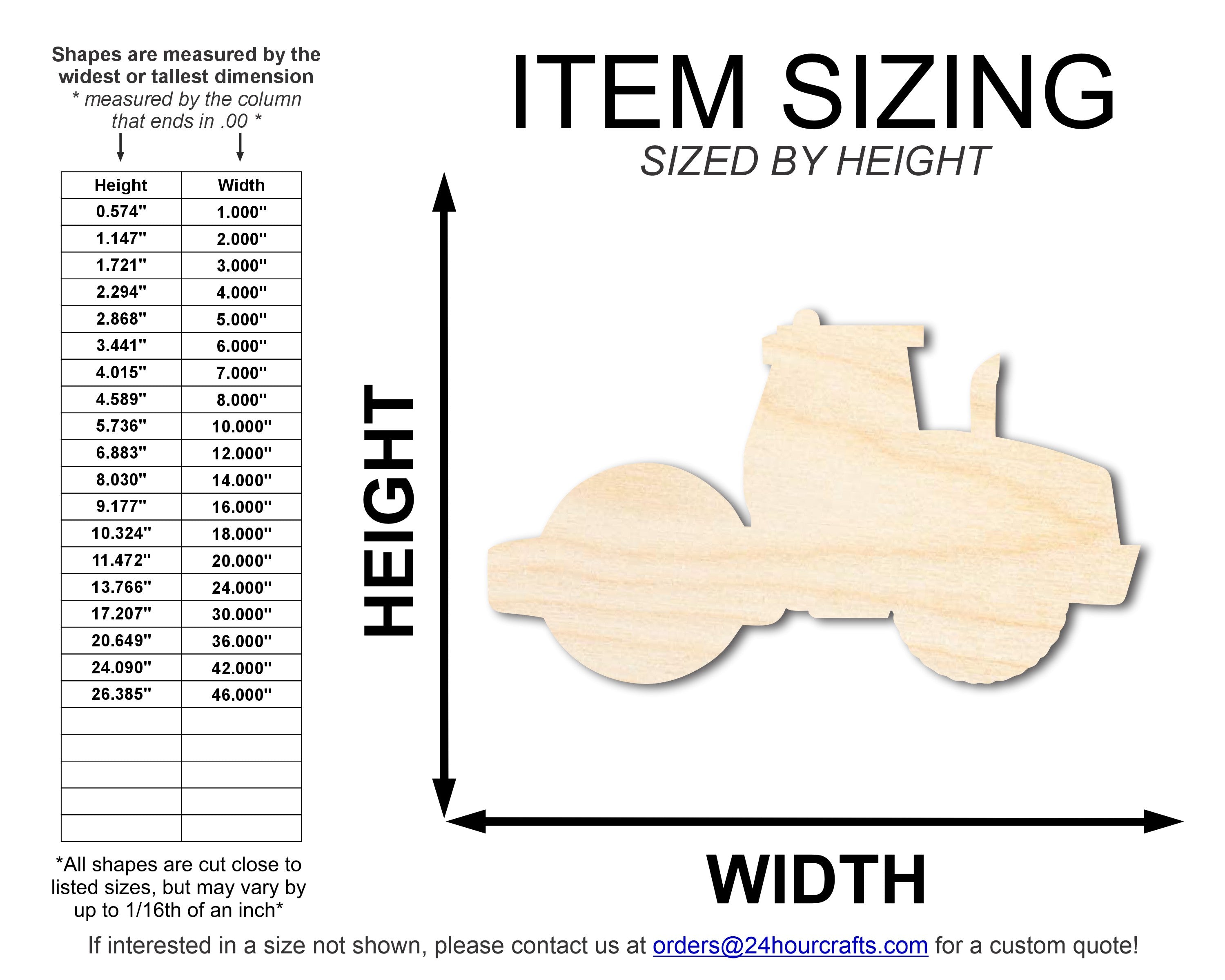 DIY Unfinished Baltic Birch Steam Roller Shape Cutout, Up to 46 Inches