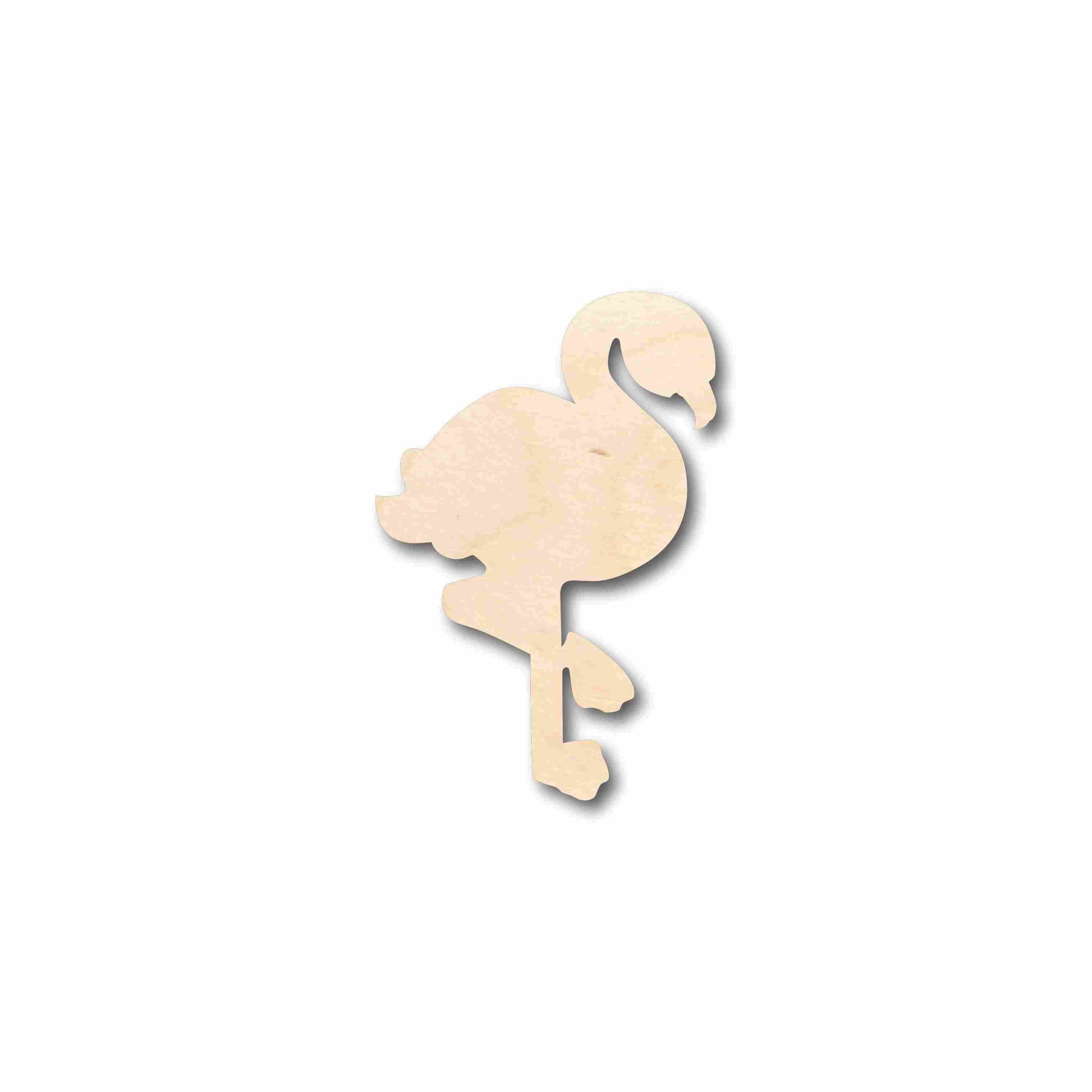 DIY Unfinished Wood Flamingo Silhouette - Up to 46 Inches for Crafts