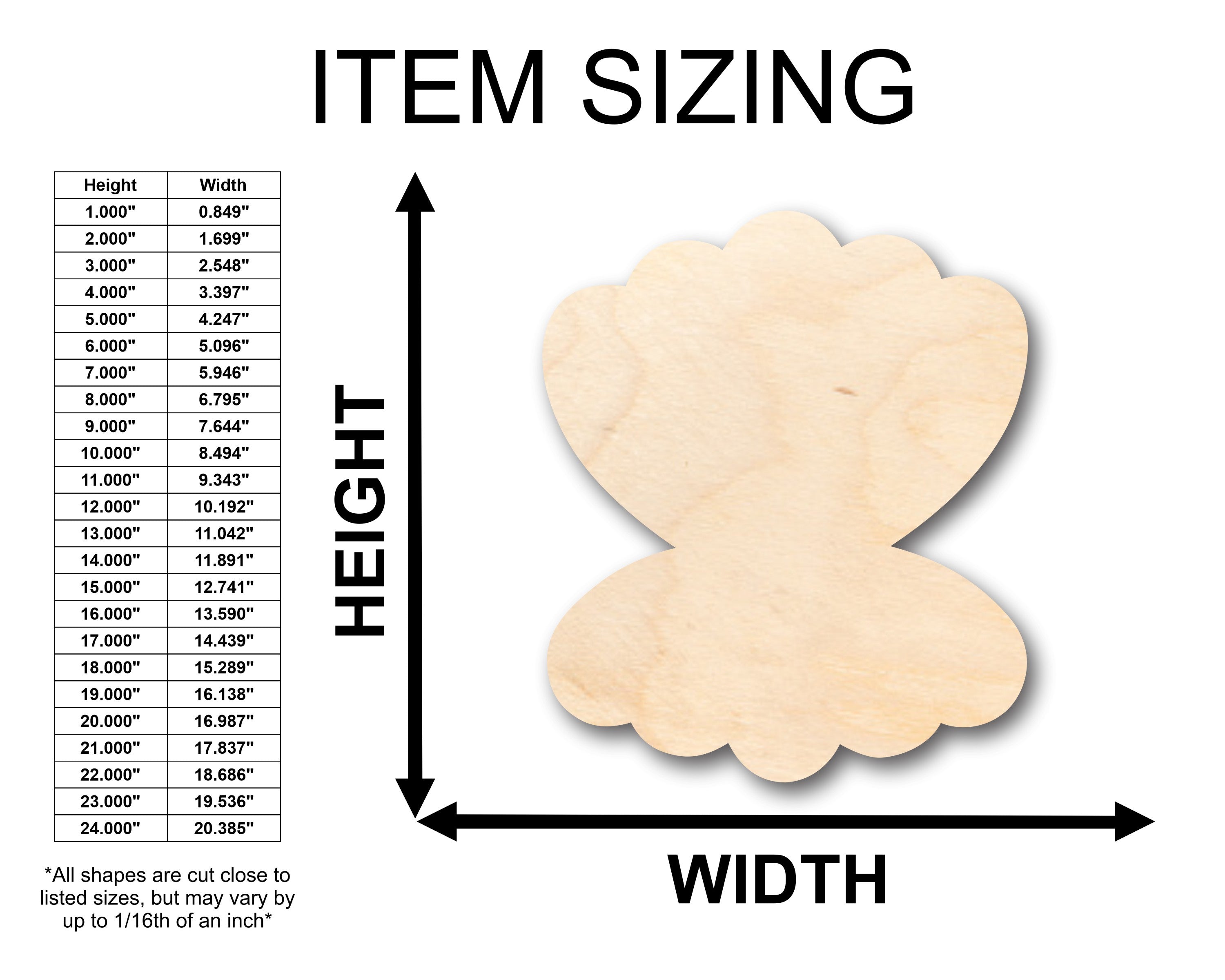 Unfinished Wood Pearl - Shaped Craft Items Ideal for Up to 46 DIY Projects