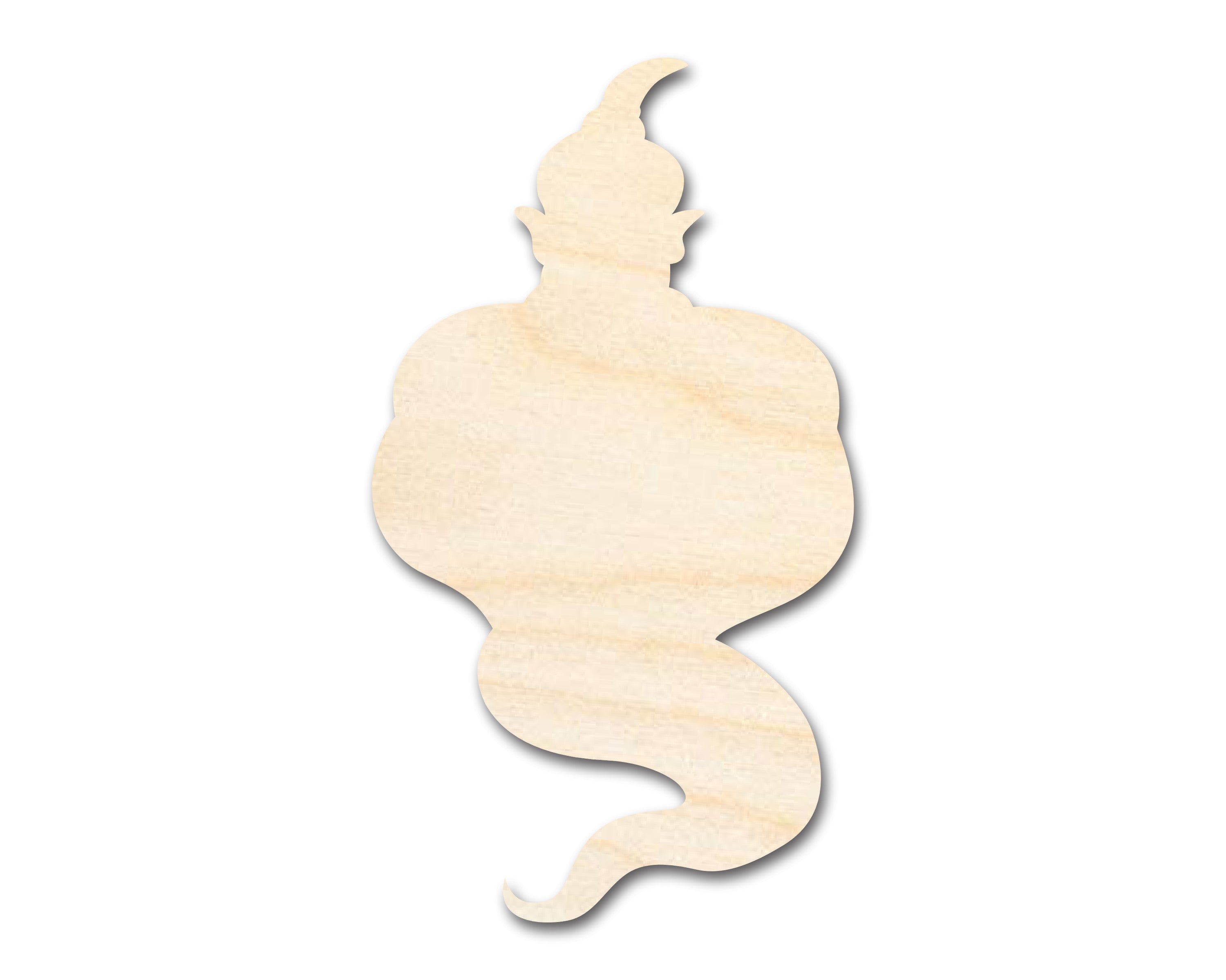 DIY Unfinished Baltic Birch Genie Shape Cutouts up to 46 Inches