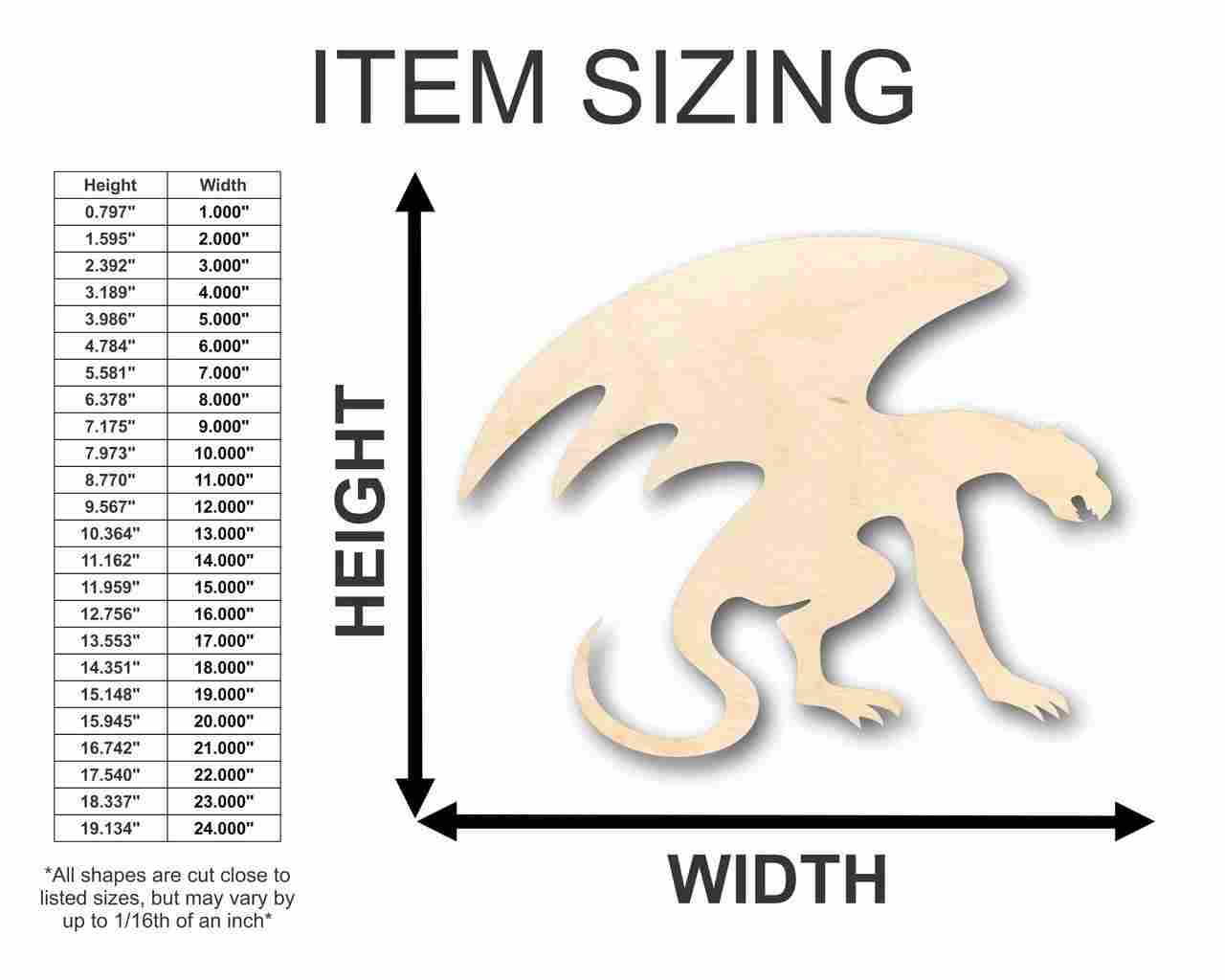 DIY Unfinished Wood Gargoyle Shapes for Architecture Crafts up to 46