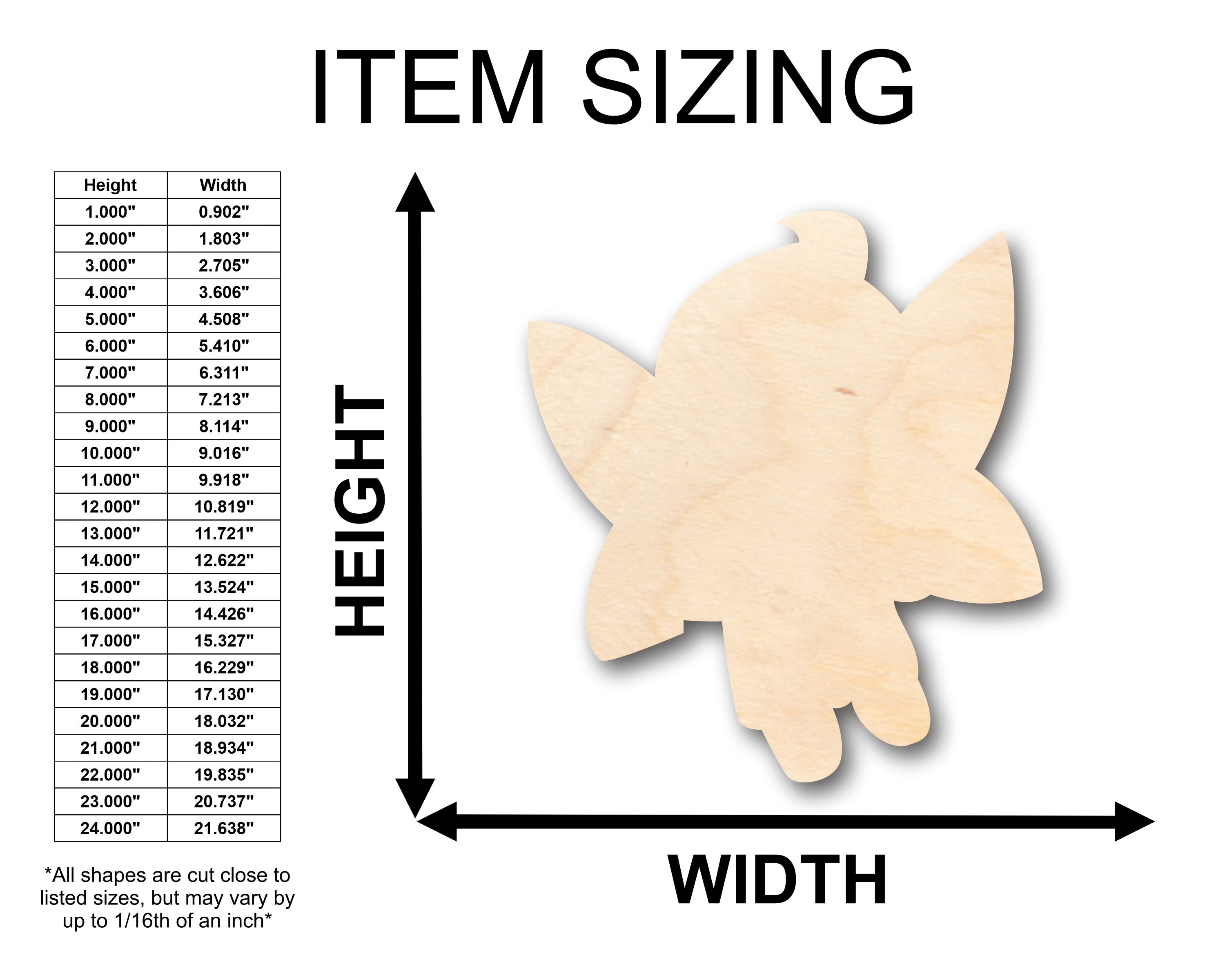 Unfinished Wood Crafts: Adorable Fairy Shapes for Up to 46 DIY Projects