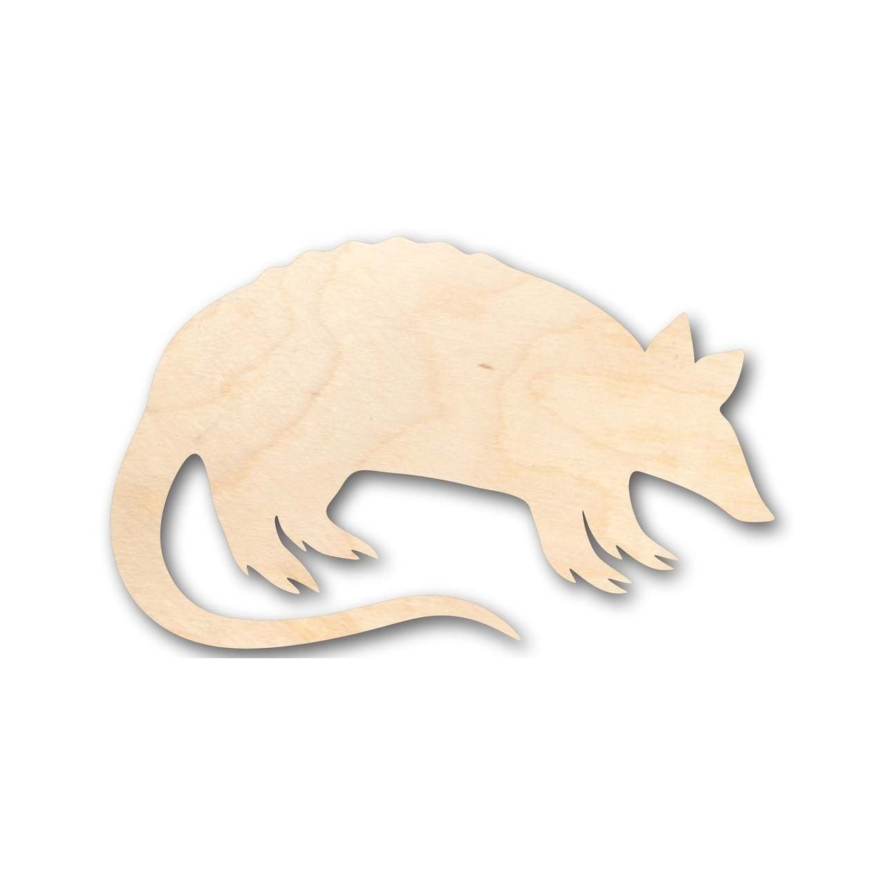 Unfinished Wood DIY Craft in Armadillo Shape - Ideal for Up to 46 Animal - Themed DIY Projects