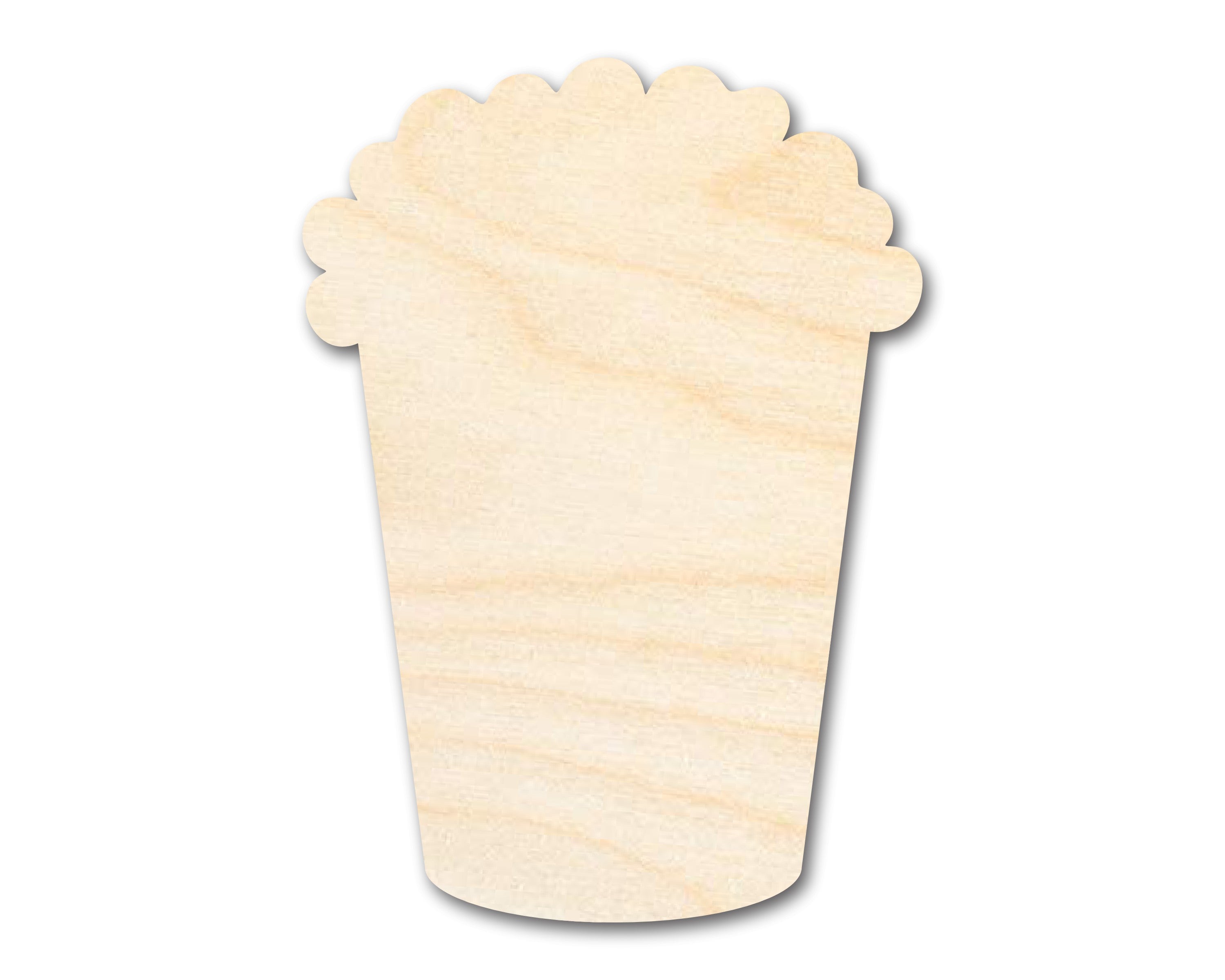 DIY Unfinished Wood Popcorn Shapes for Food Crafts (Up to 46 Pieces)