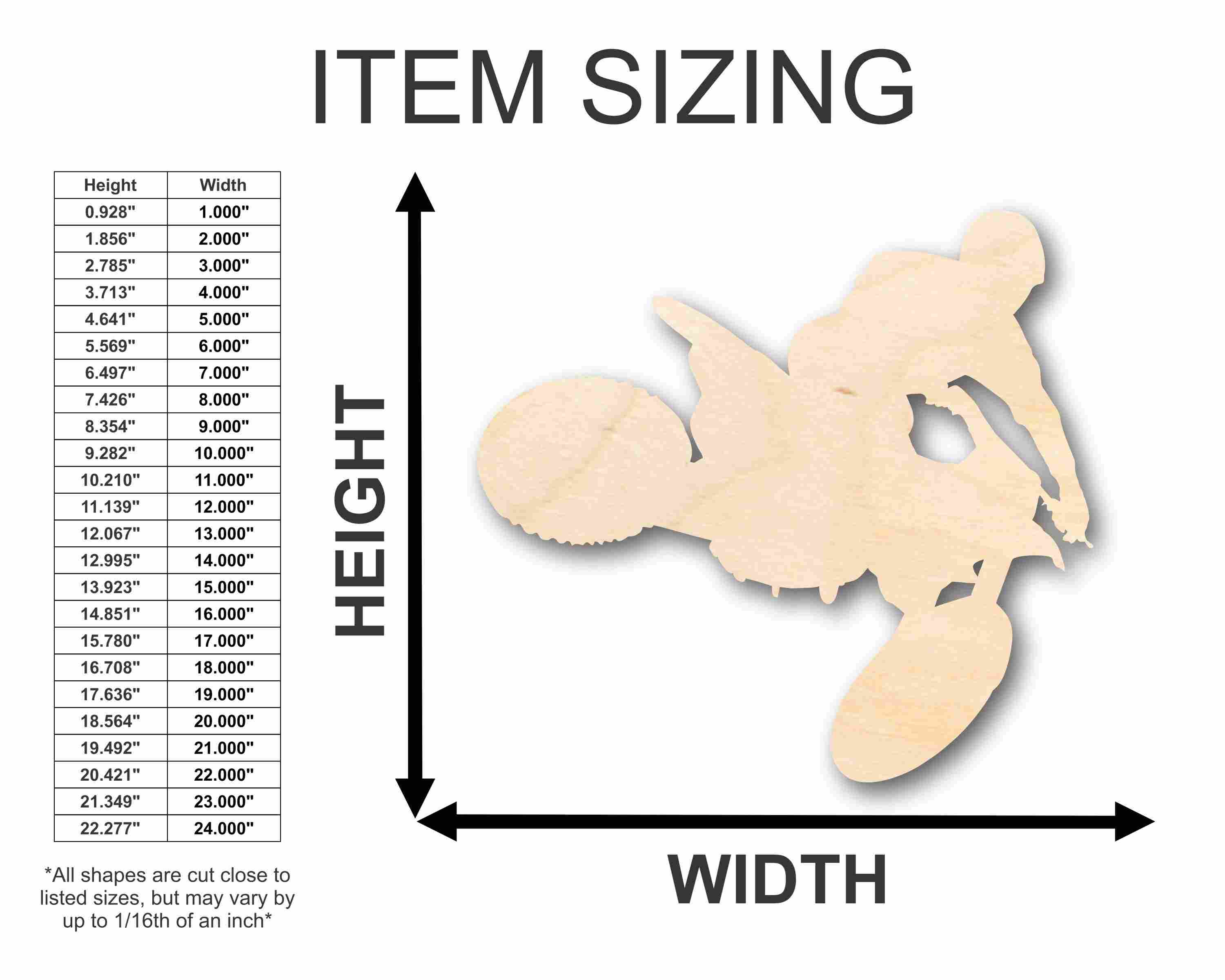 DIY Unfinished Wood Dirtbike Silhouette for Up to 46 Craft Projects