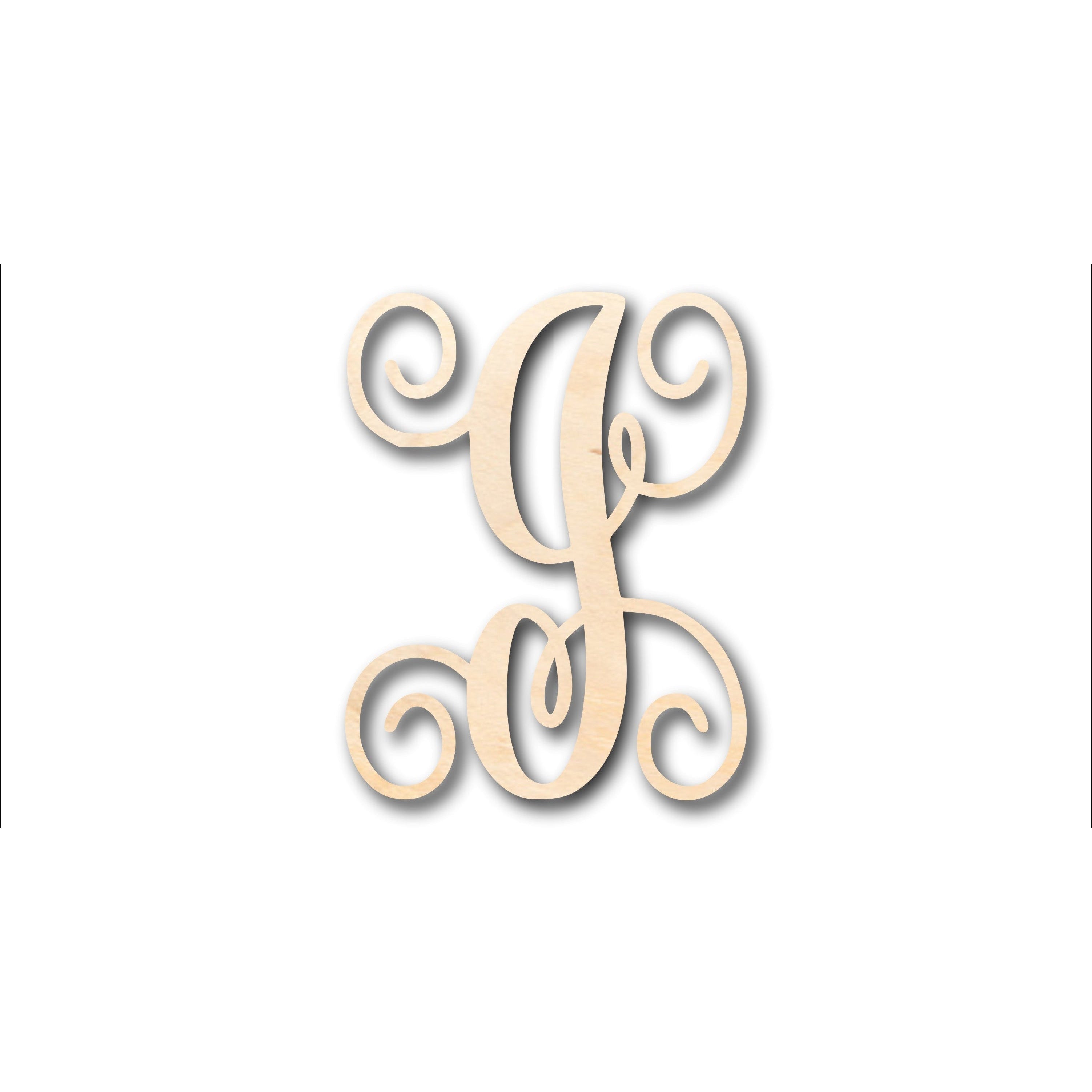 DIY Unfinished Wood Monogram I Shape for Crafts, Up to 46 Inches