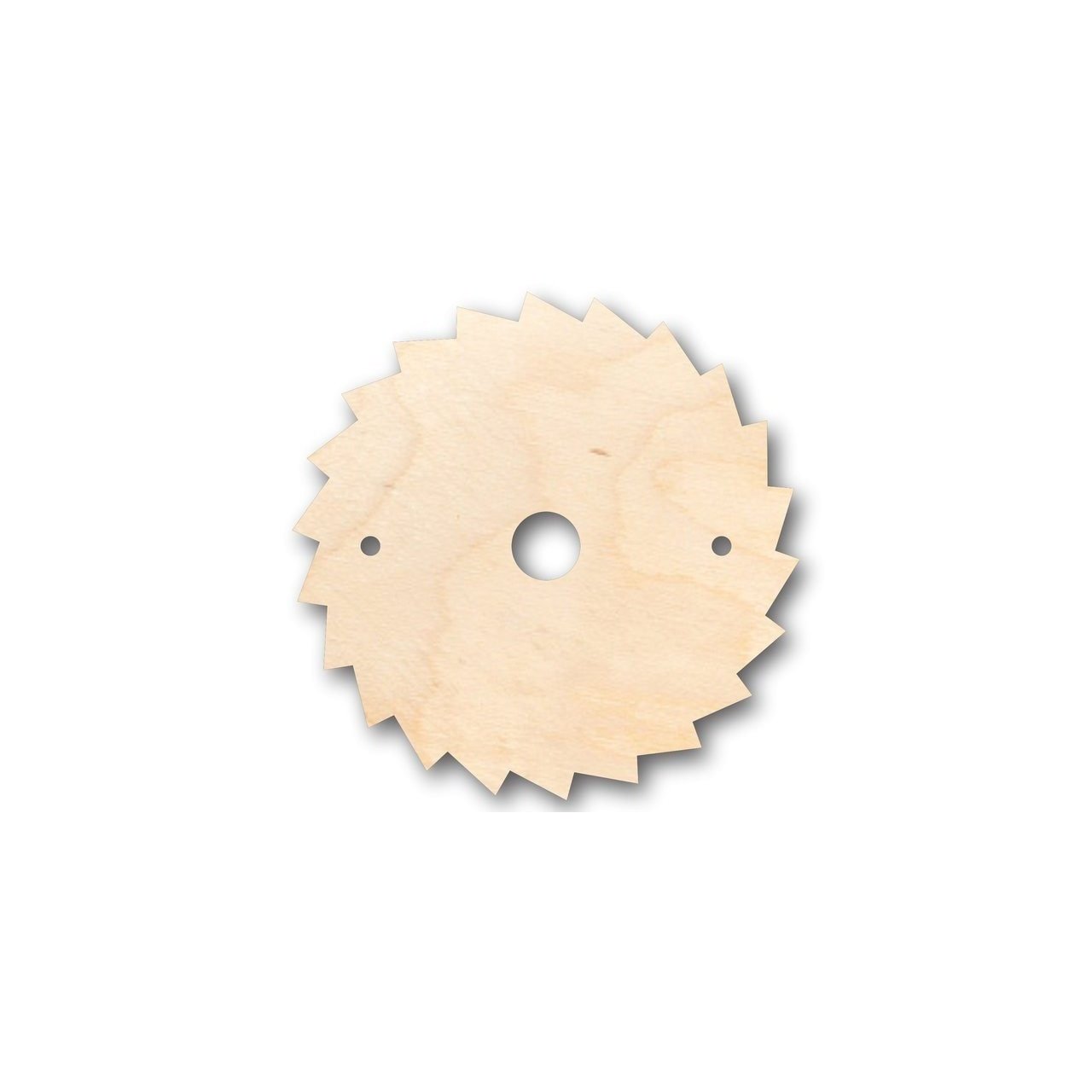 Unfinished DIY Wood Saw Blade Shape for Construction, Tool, and Craft Projects - Up to 46 Pieces Available