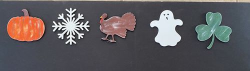 Unfinished Wood Shamrock Shape for St Patrick's Day Crafts - Ideal for Up to 46 DIY Projects