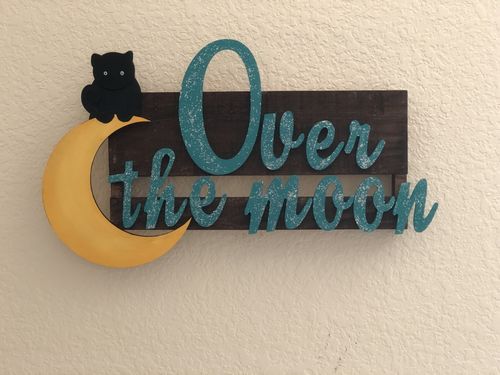 Unfinished Premium Birch Wood Crescent Moon Cutouts for DIY Celestial Crafts, Up to 36 Inches