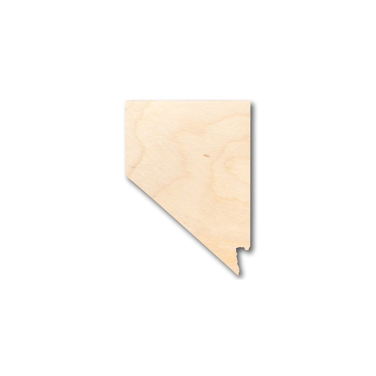 Unfinished DIY Craft Wood Cutout in the Shape of Nevada - Ideal for Up to 46 Different DIY Projects
