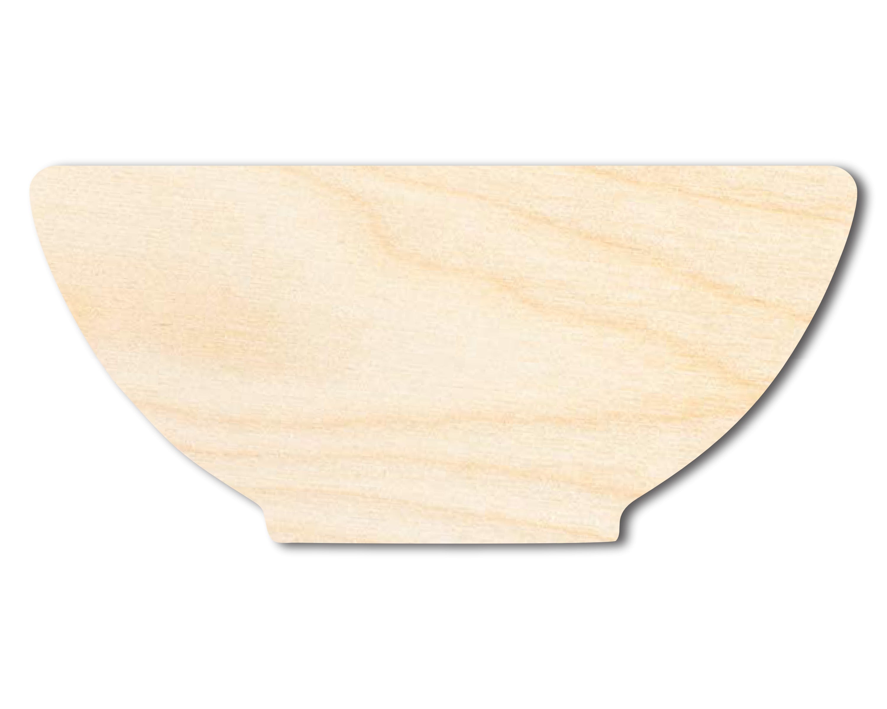 DIY Unfinished Wood Bowl Shapes for Kitchen Crafts, Sizes up to 36'