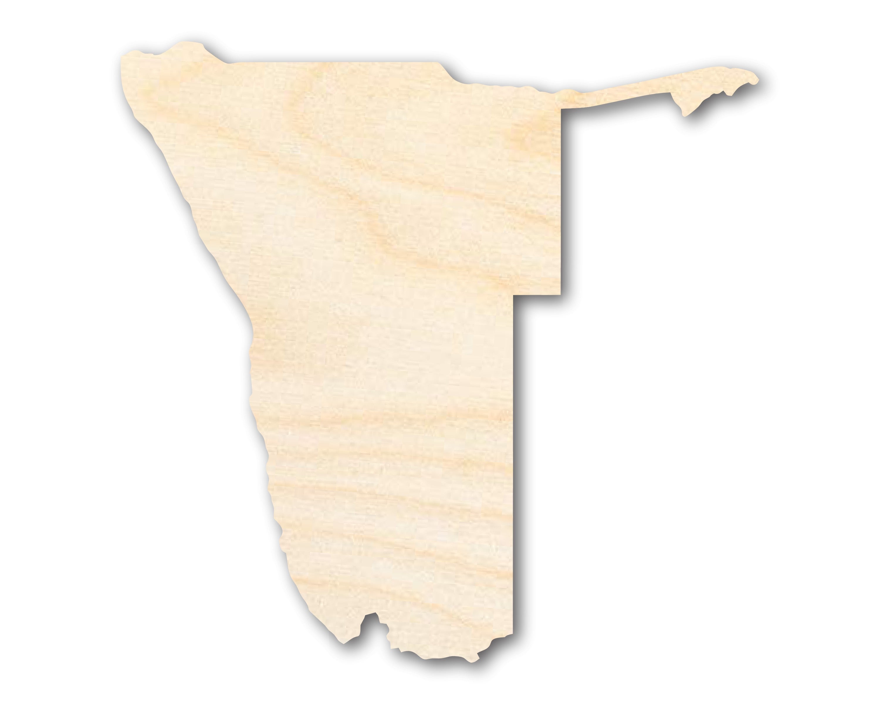 DIY Unfinished Namibia - Shaped Wood Crafts for South - Africa Projects, up to 46