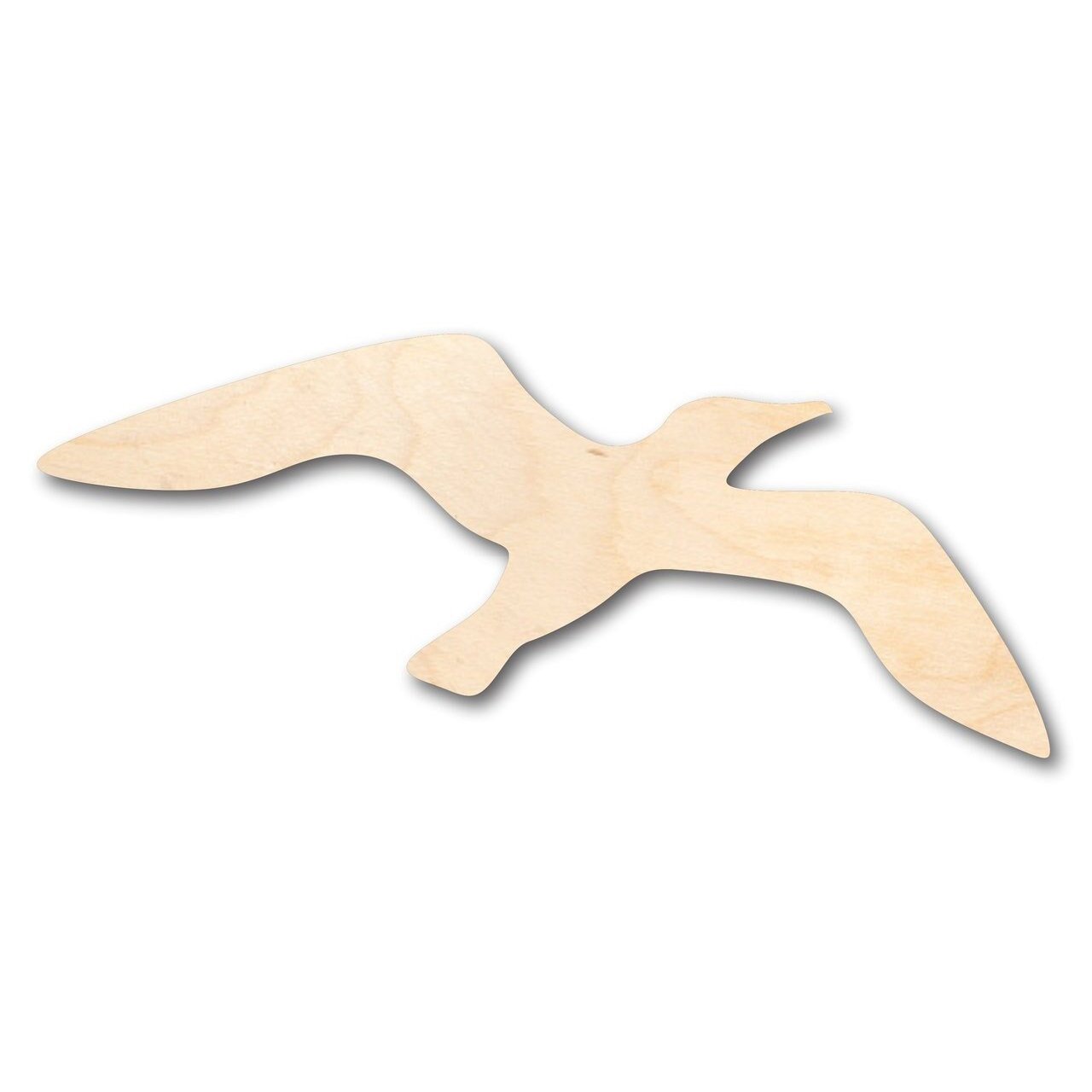 DIY Unfinished Baltic Birch Wood Seagull Shape for Beach Decor Up to 46