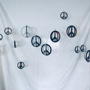 Unfinished DIY Craft - Wood Peace Sign Symbol Shape, Suitable for up to 46 DIY Projects