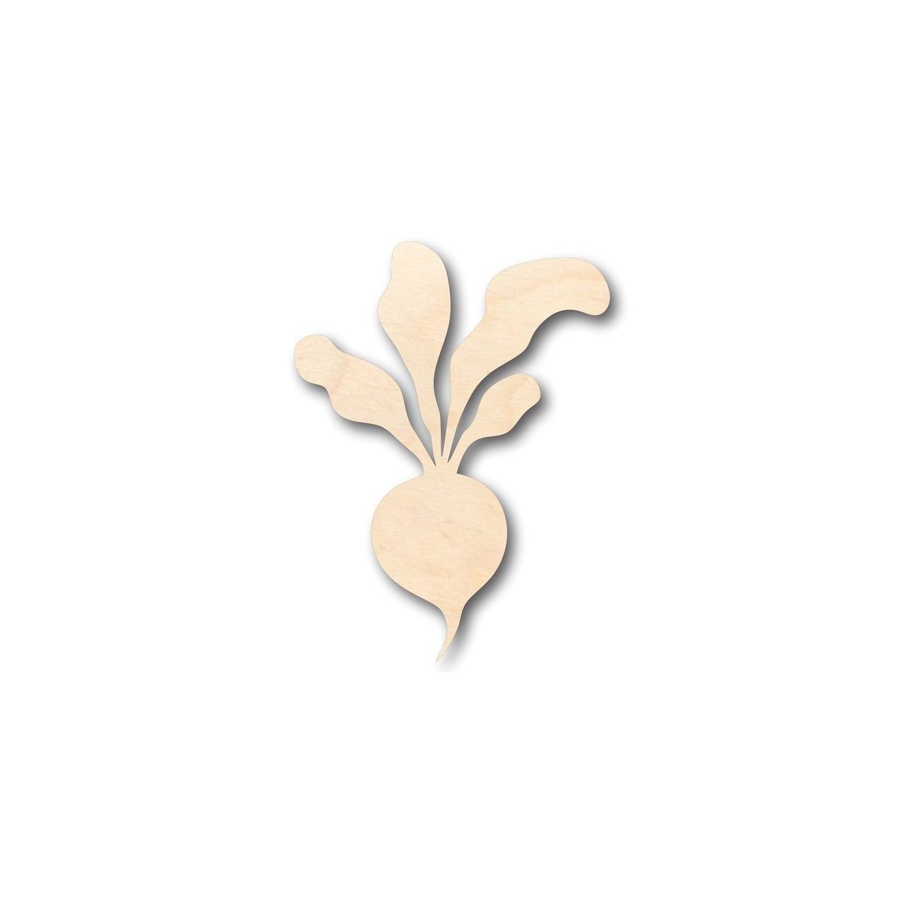DIY Unfinished Wood Radish - Ideal for Farm, Garden, Food & Craft Projects (Up to 46)