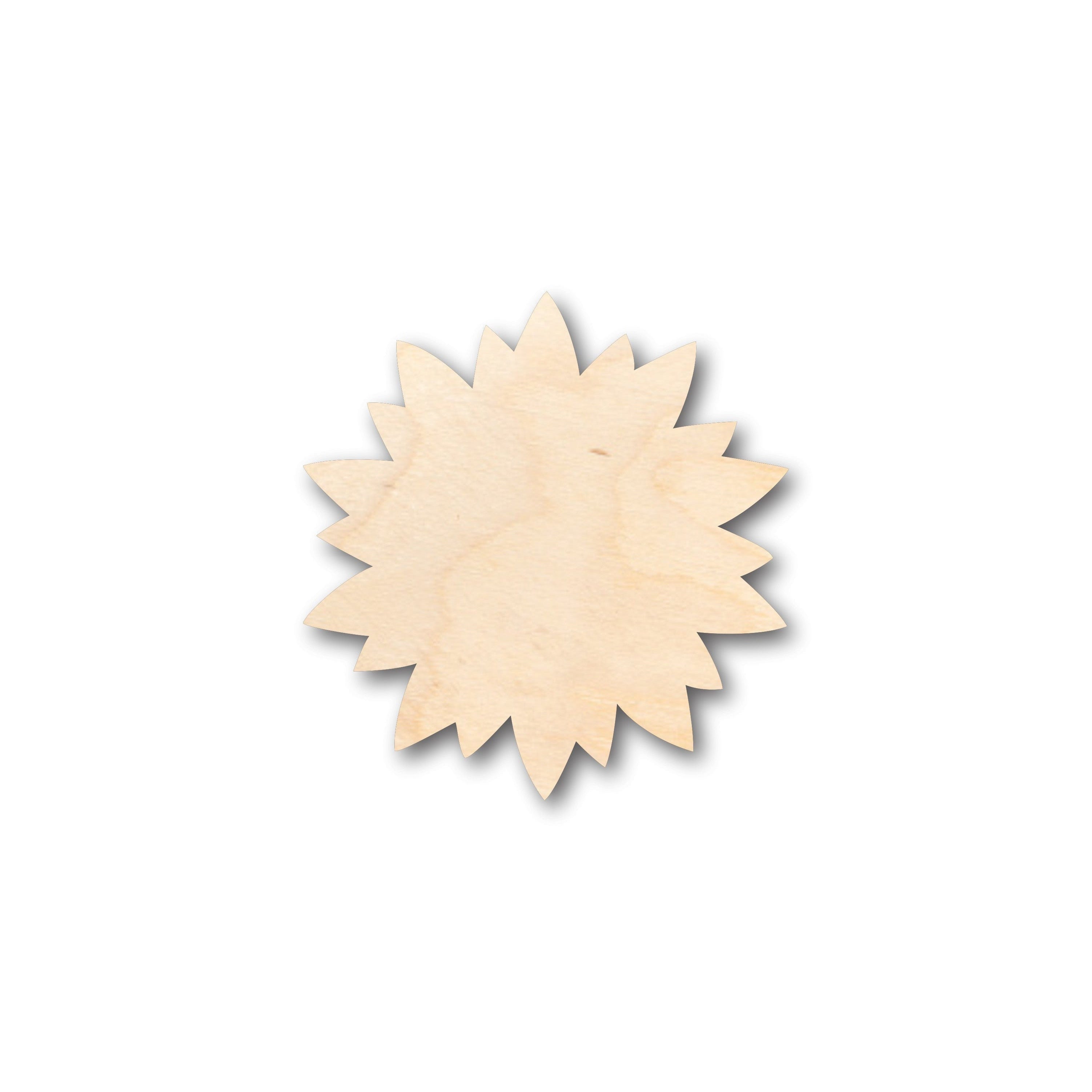 DIY Unfinished Wood Sunflower Petals Shape, up to 46 Pieces for Crafts