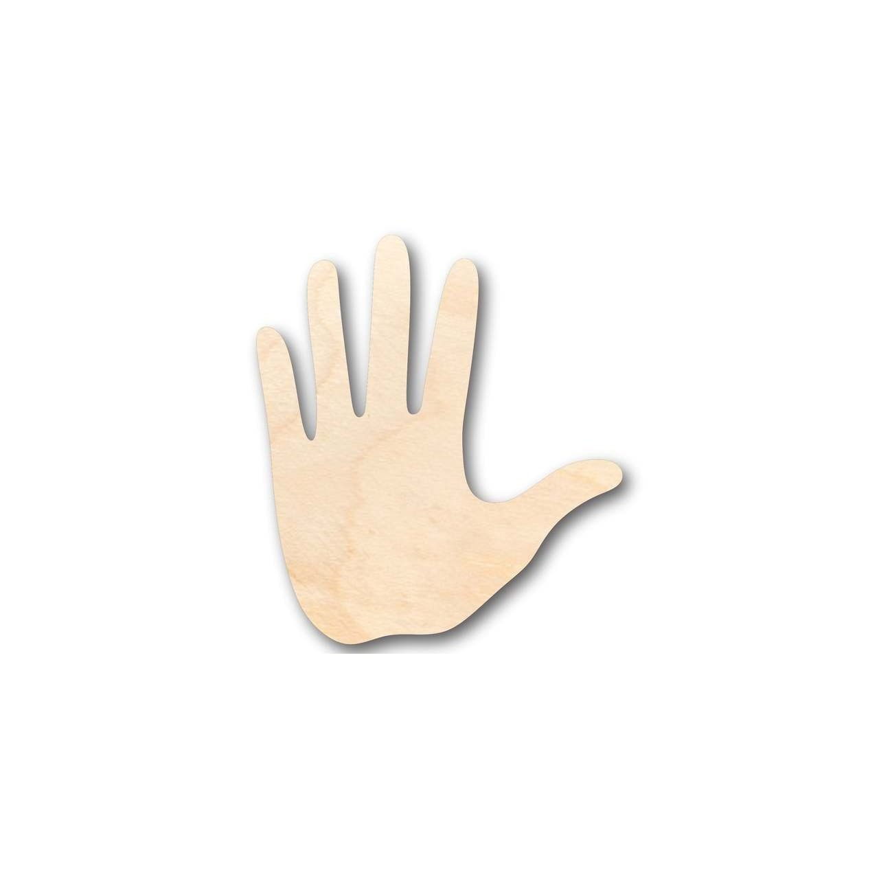 DIY Unfinished Wood Hand - Shaped Crafts up to 46 Pieces