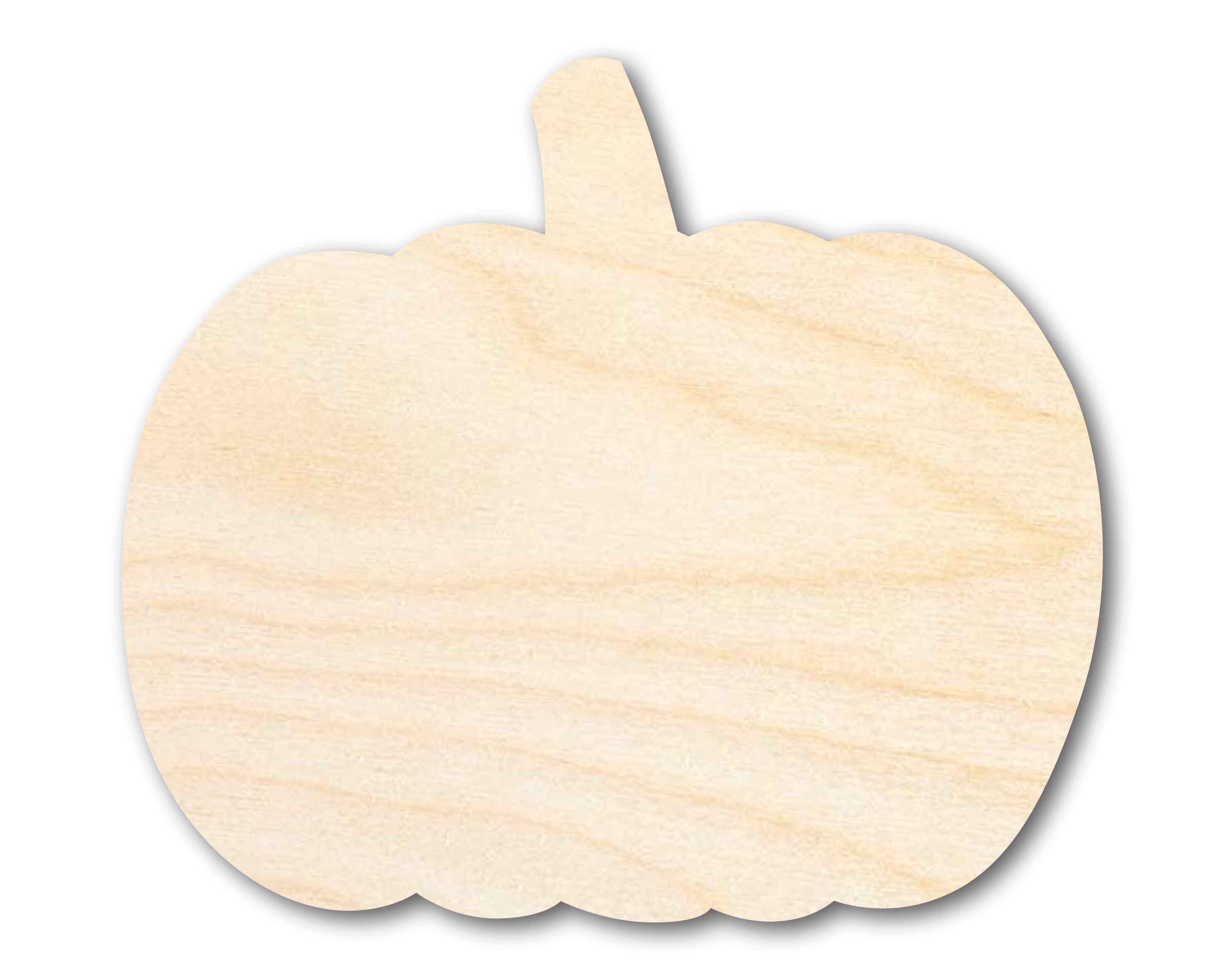 High - Quality Unfinished Wood Pumpkin Silhouette DIY Craft Cutout from the Bigger and Superior Collection