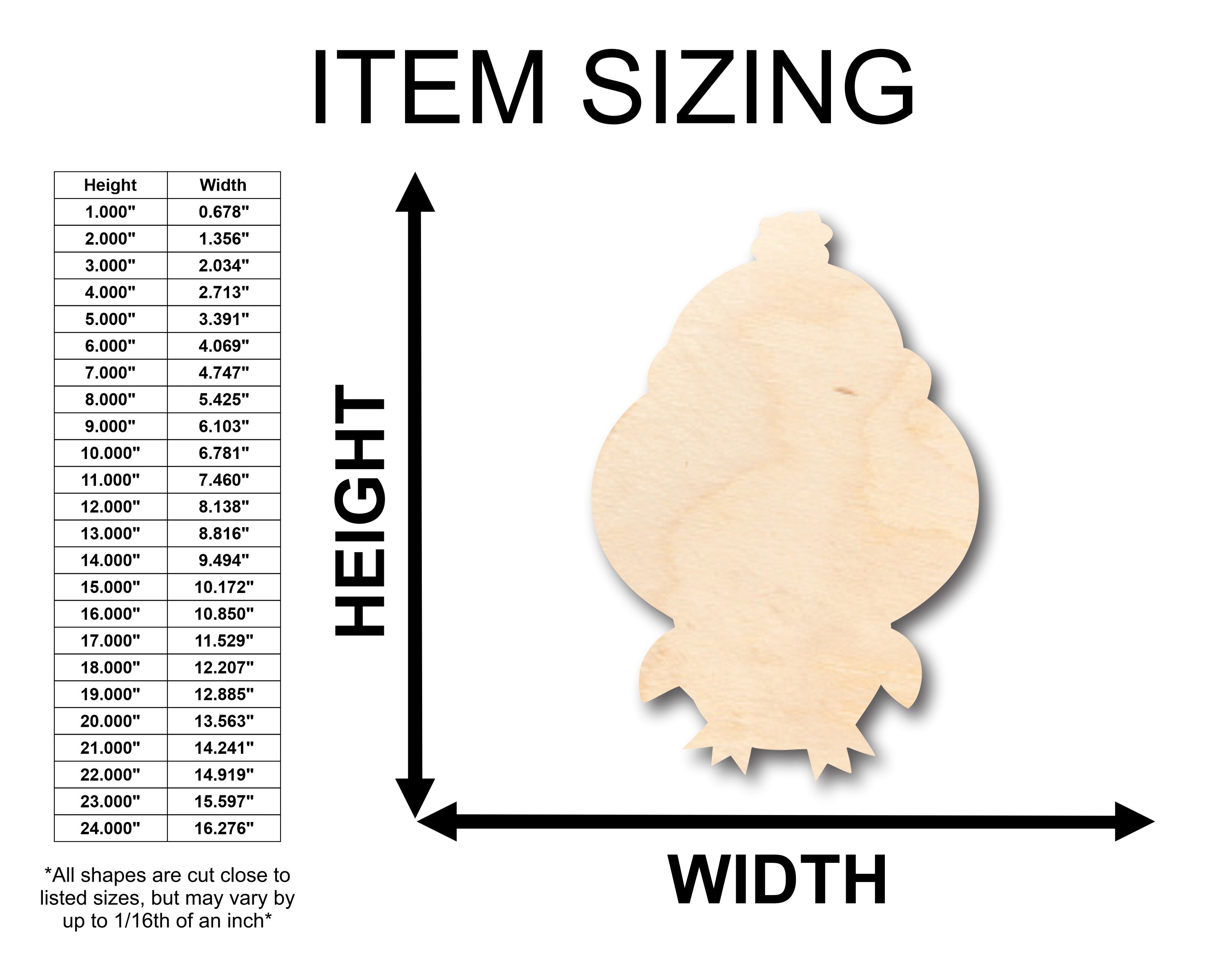 Unfinished Baltic Birch Wood Cute Penguin Shape Craft Items for Up to 46 DIY Projects