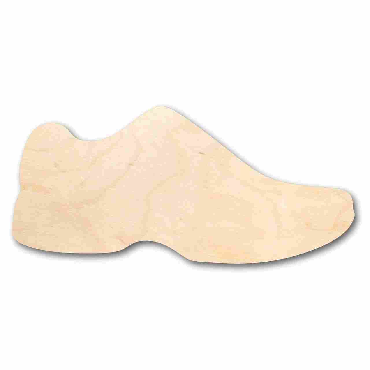 DIY Unfinished Wood Running Shoe Shape for Marathon, Track & Cross Country Sports (Up to 46)