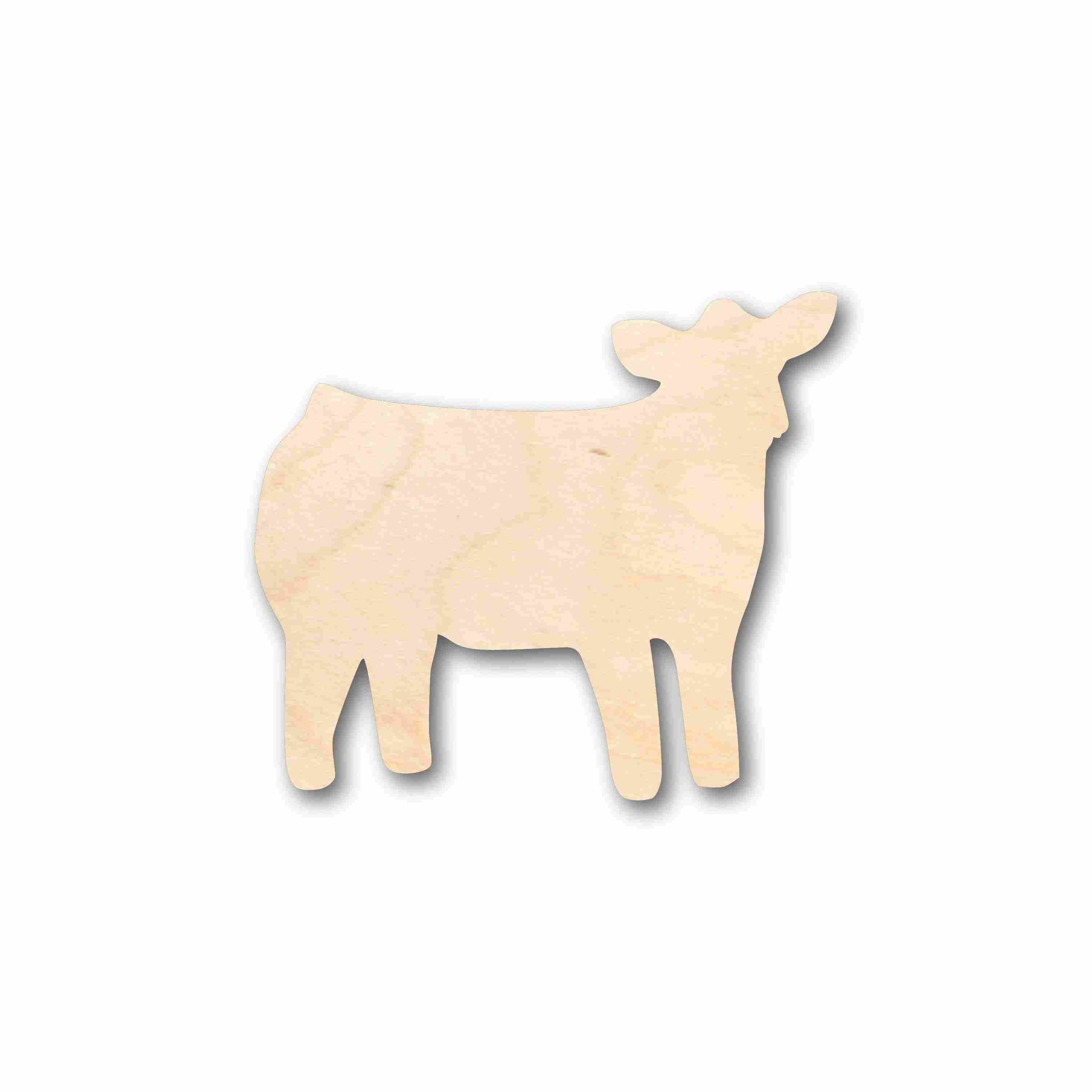 DIY Unfinished Wood Cow Calf Silhouette - Up to 46 for Crafting