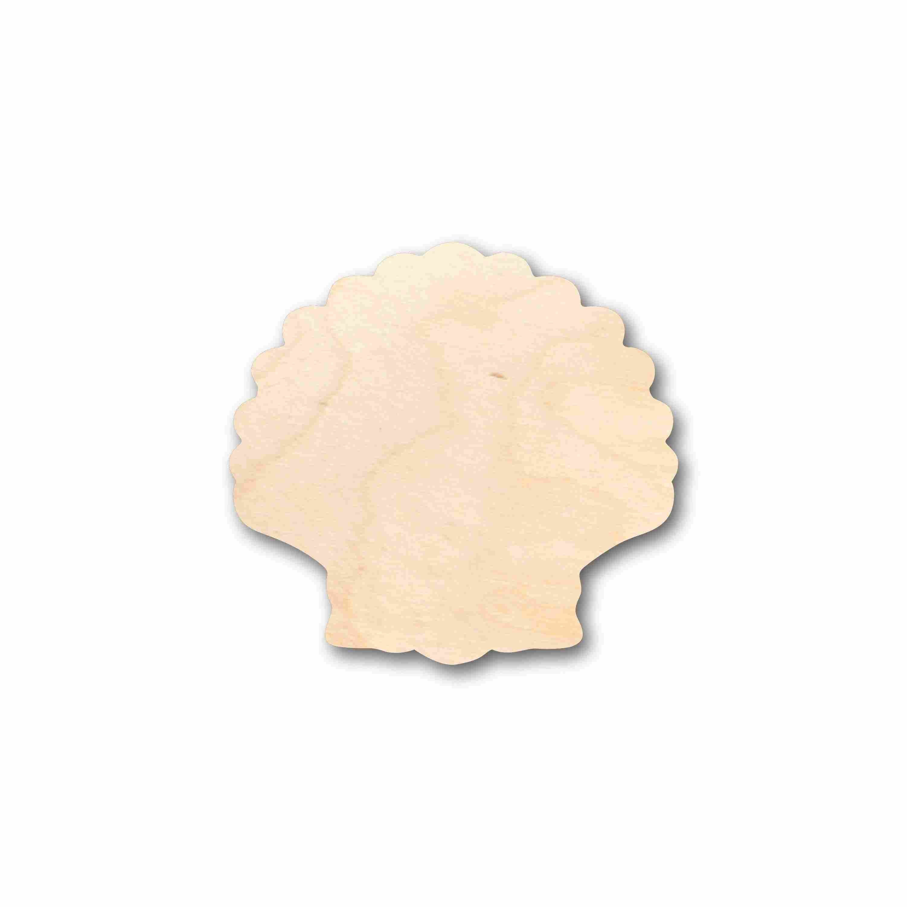 DIY Unfinished Wood Sea Shell Clam Silhouette - Up to 46 for Crafts