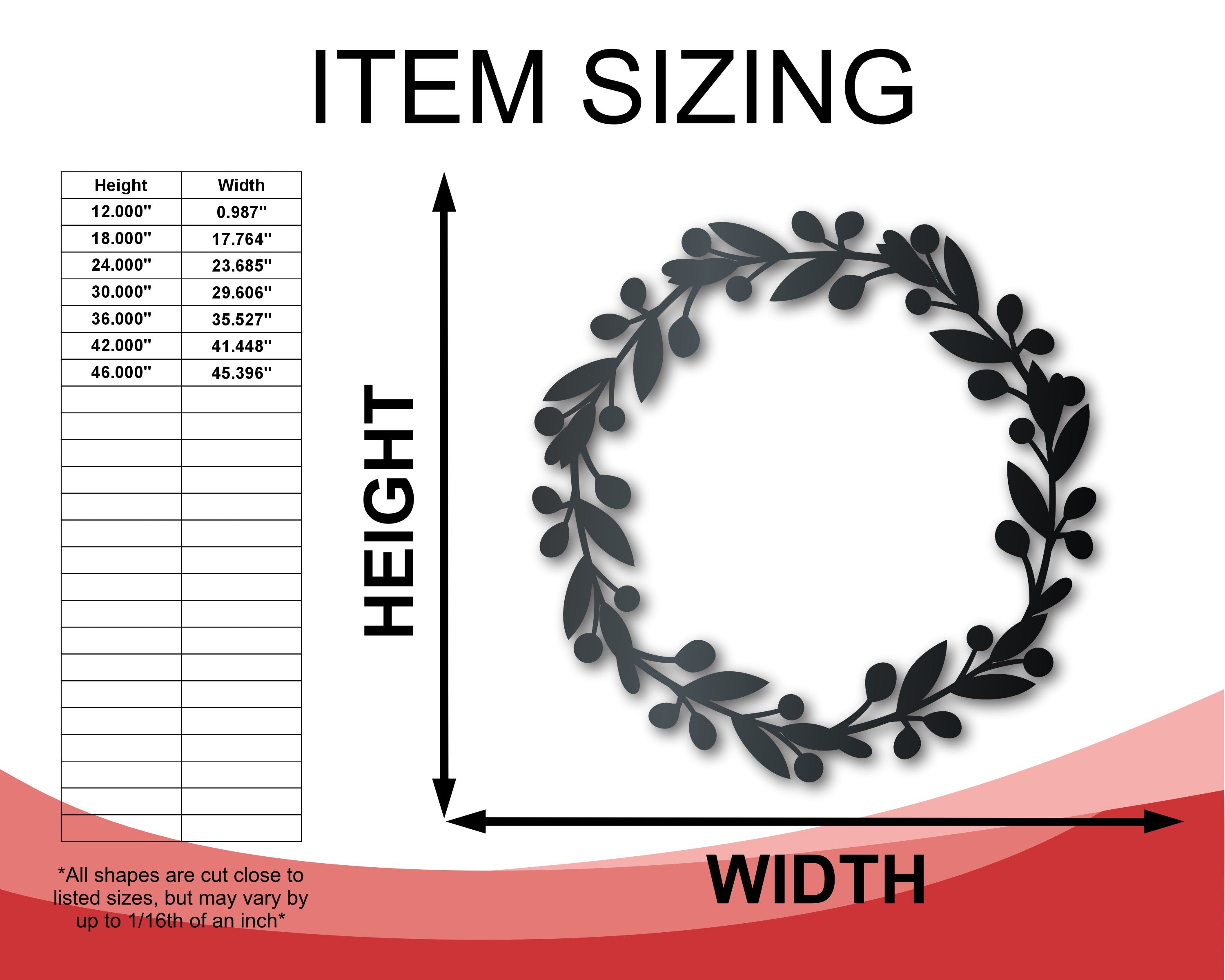 Versatile Metal Berry Wreath Wall Art with Over 20 Colors, Up to 36 Inches