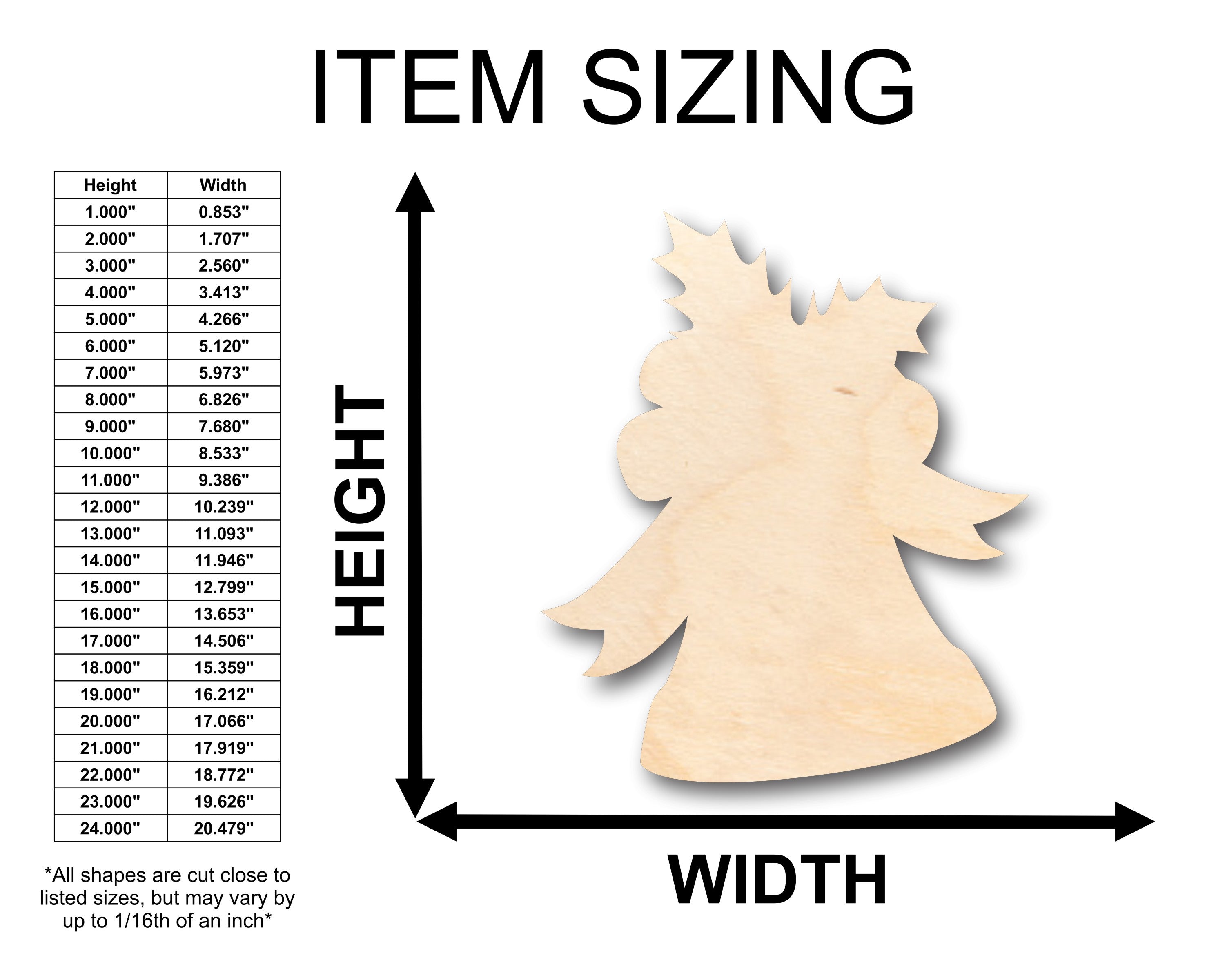 Unfinished Wood Jingle Bell Shaped Christmas Craft Items for Up to 46 DIY Projects