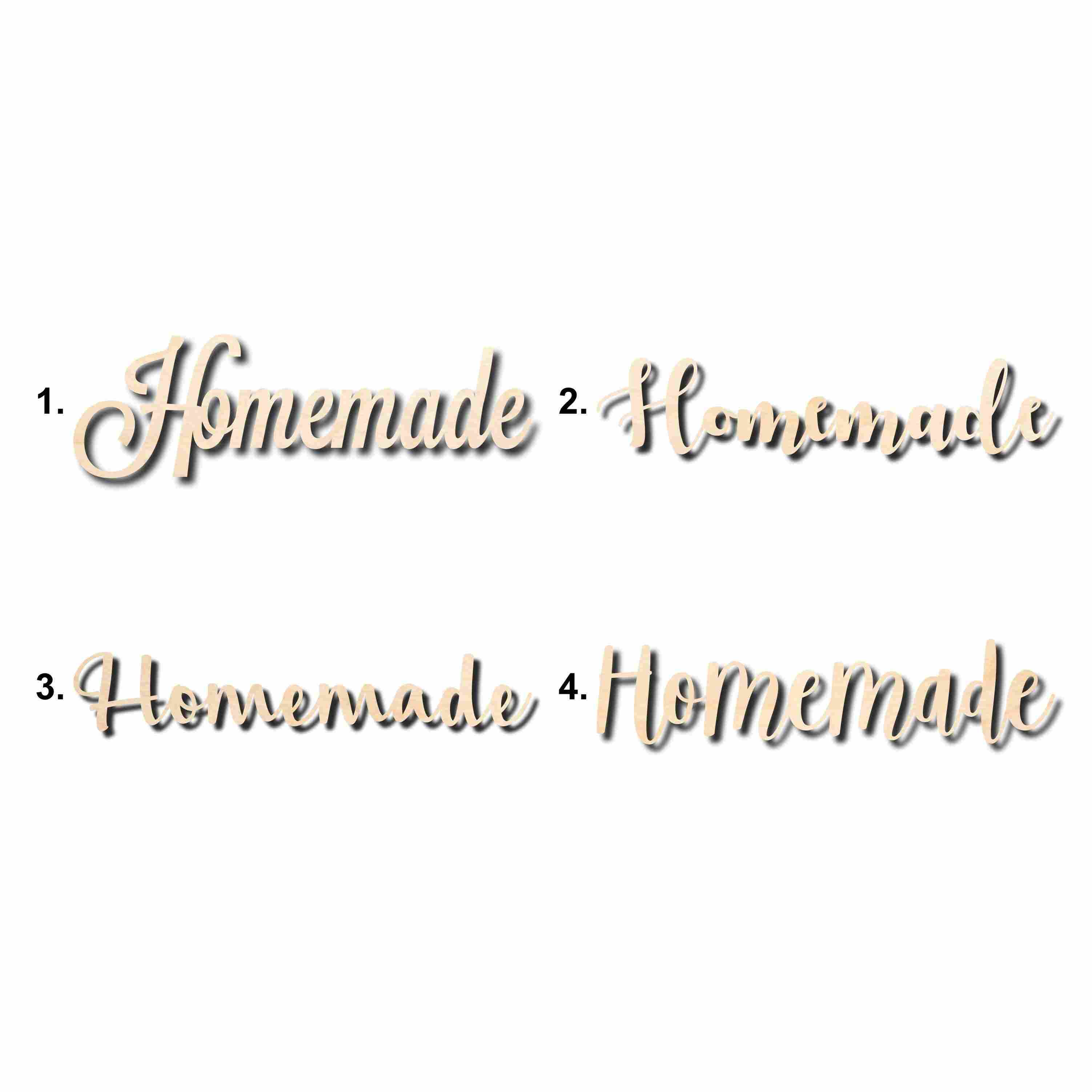 Unfinished DIY Wood Cutout for Homemade Home Decor Crafts