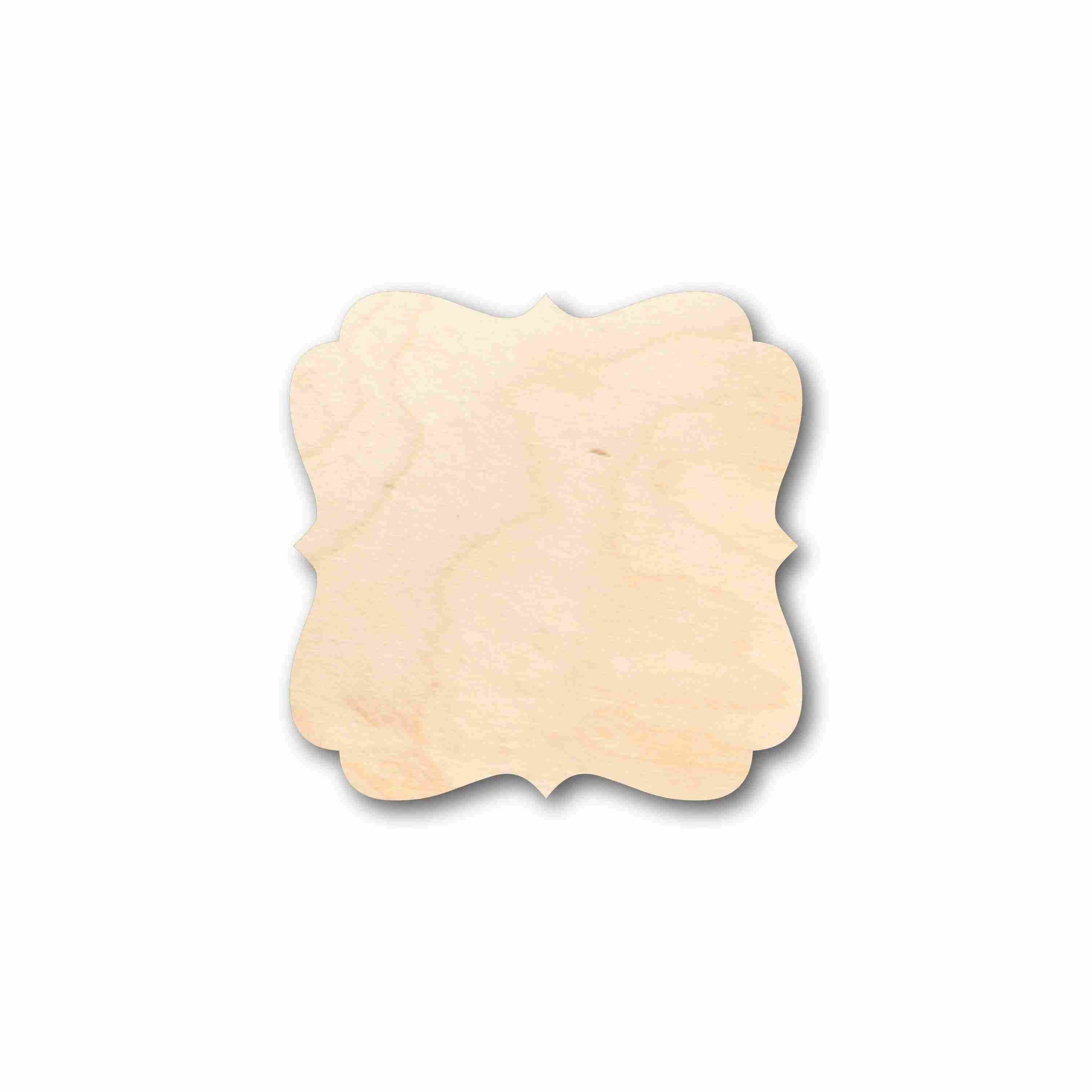 Unfinished Wood Fancy Award - Style Craft Plaque Silhouette for Up to 46 Do - It - Yourself Projects