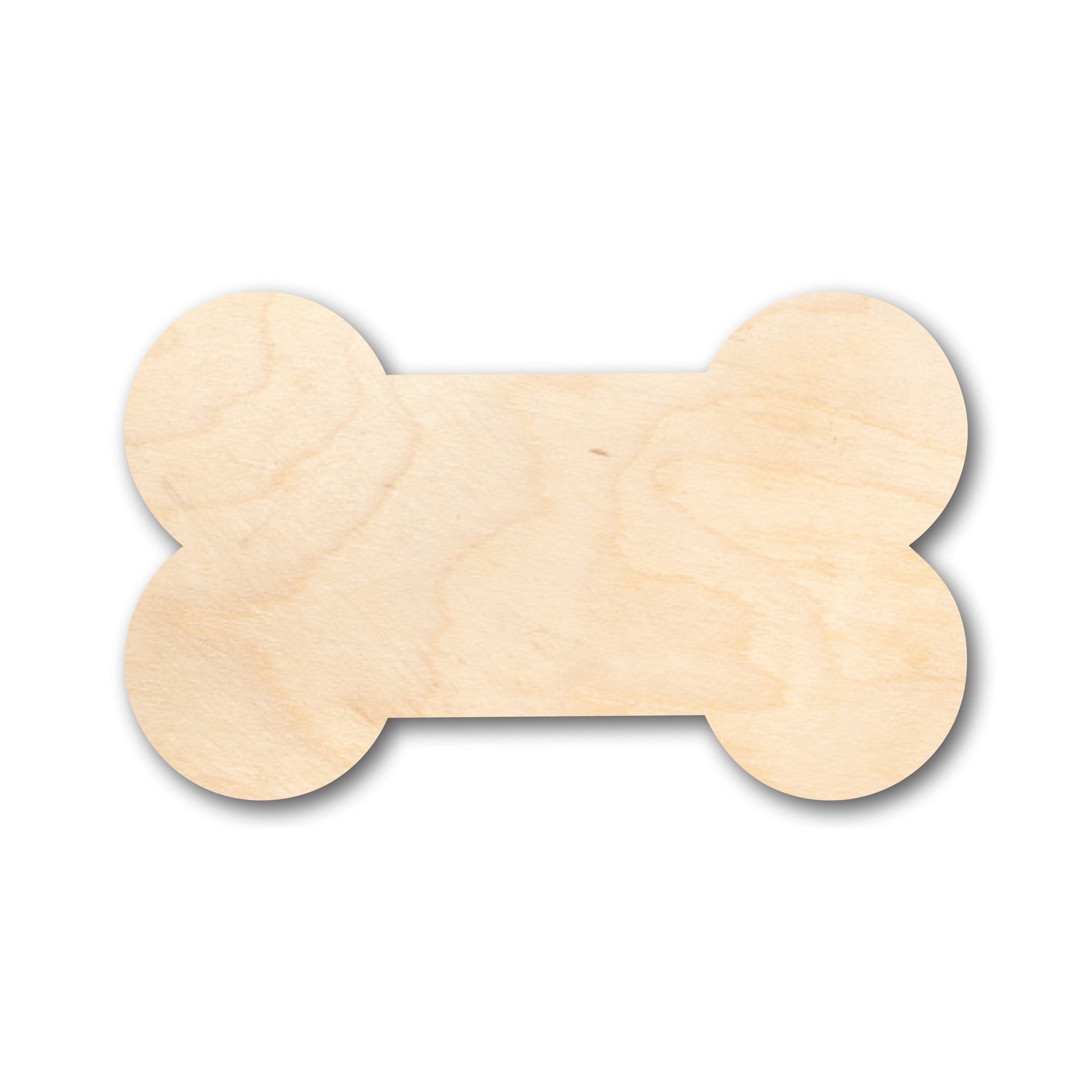 DIY Unfinished Thick Bone - Shaped Wood Crafts up to 46 Pieces
